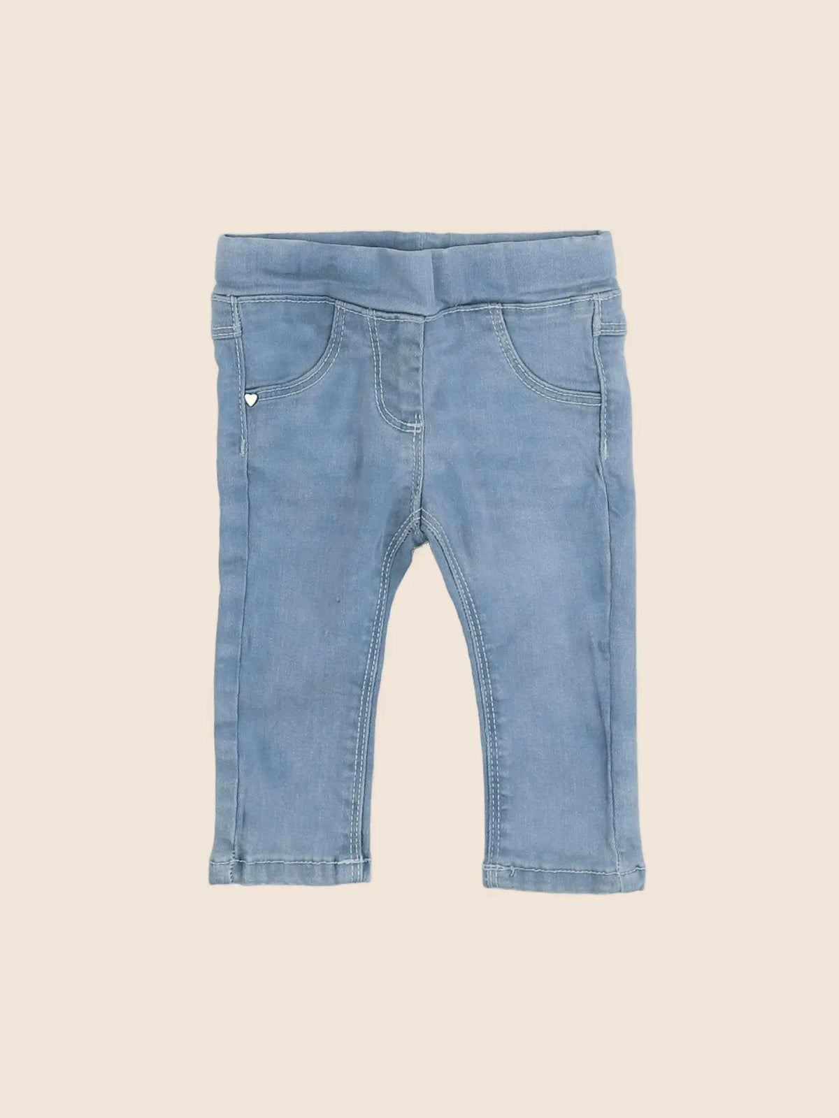 Tape à l'oeil - jegging bleu - 6 mois