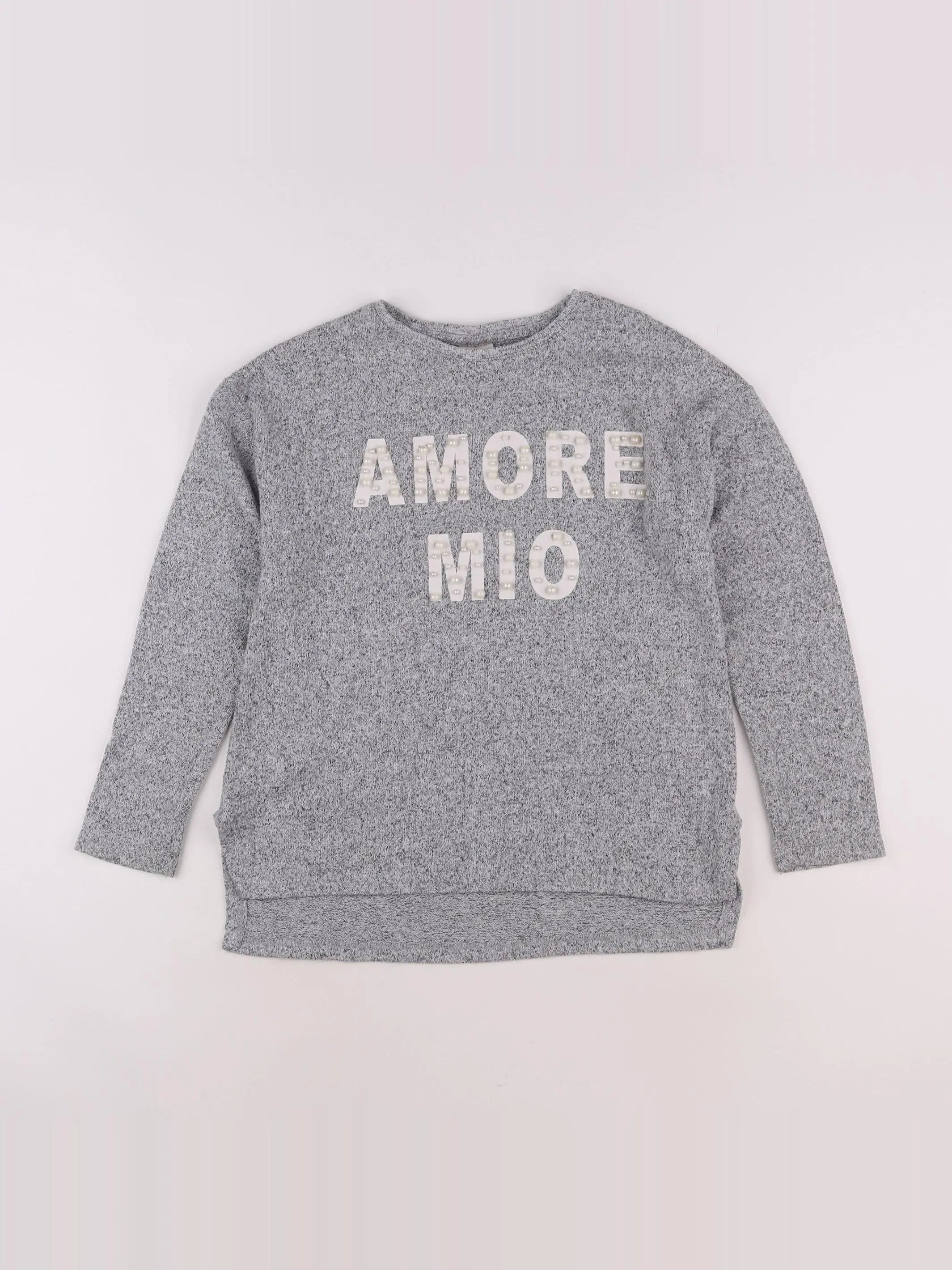 Zara - tee-shirt gris - 10 ans