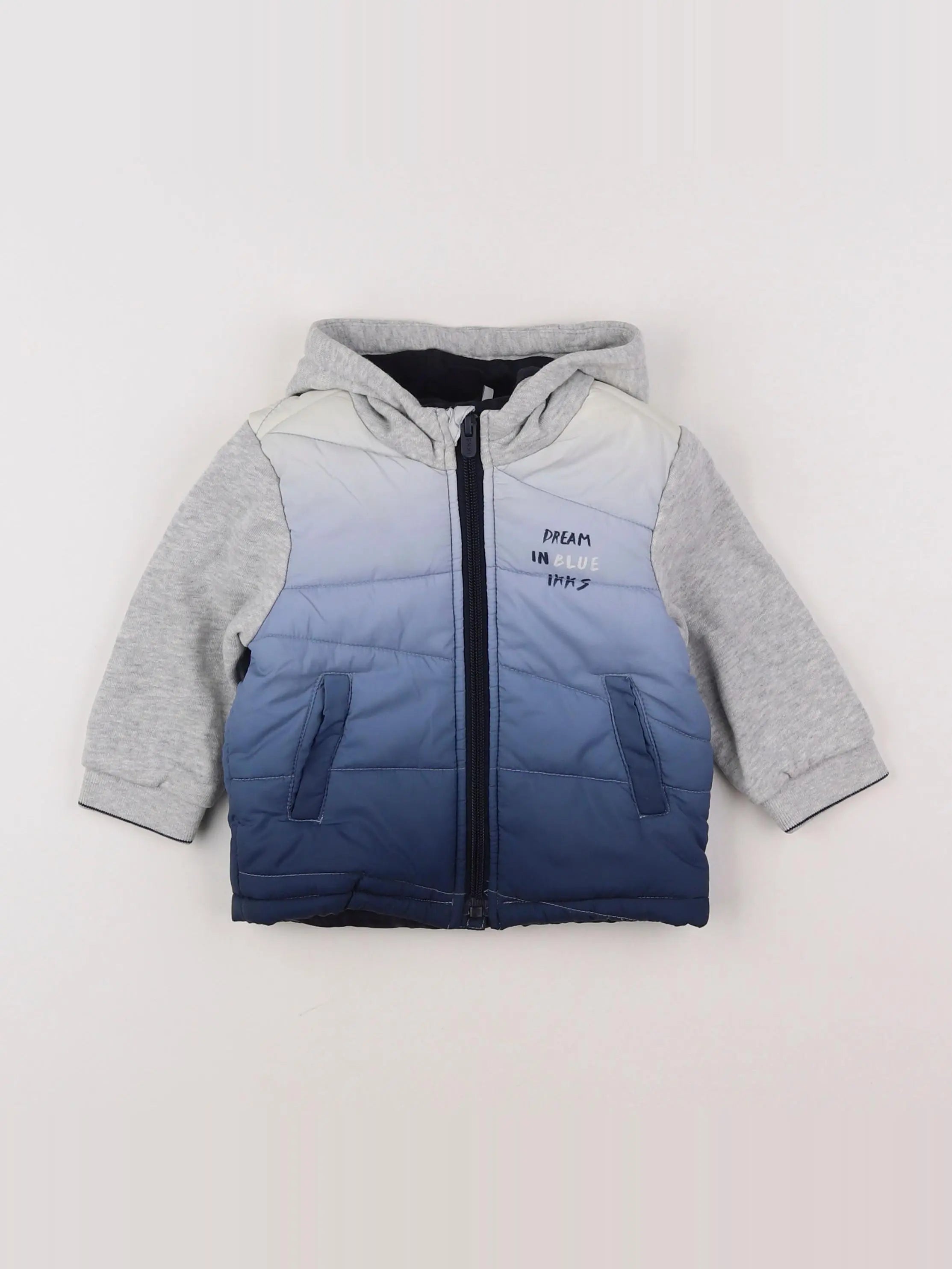 IKKS - veste bleu - 12 mois