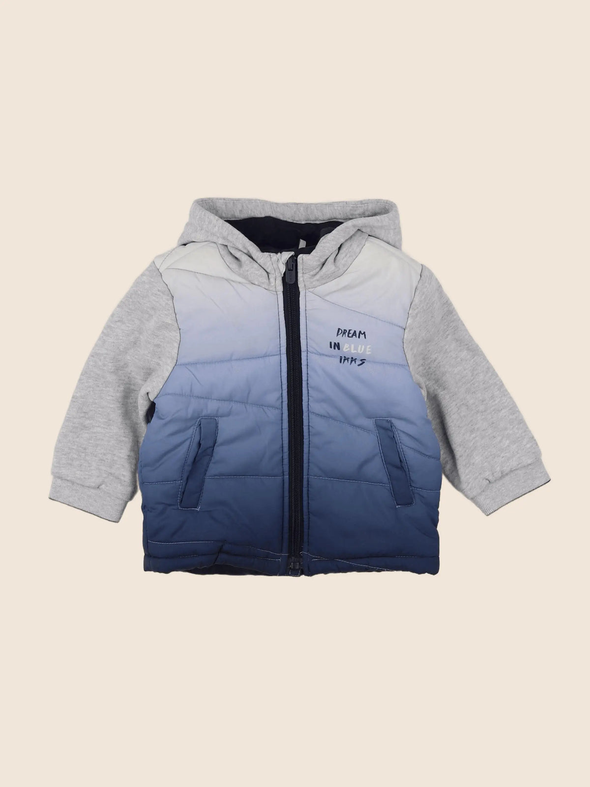 IKKS - veste bleu - 12 mois