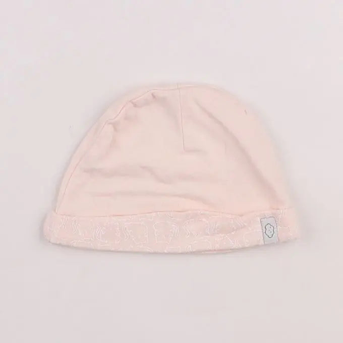 Vertbaudet - bonnet de naissance rose - 0 mois