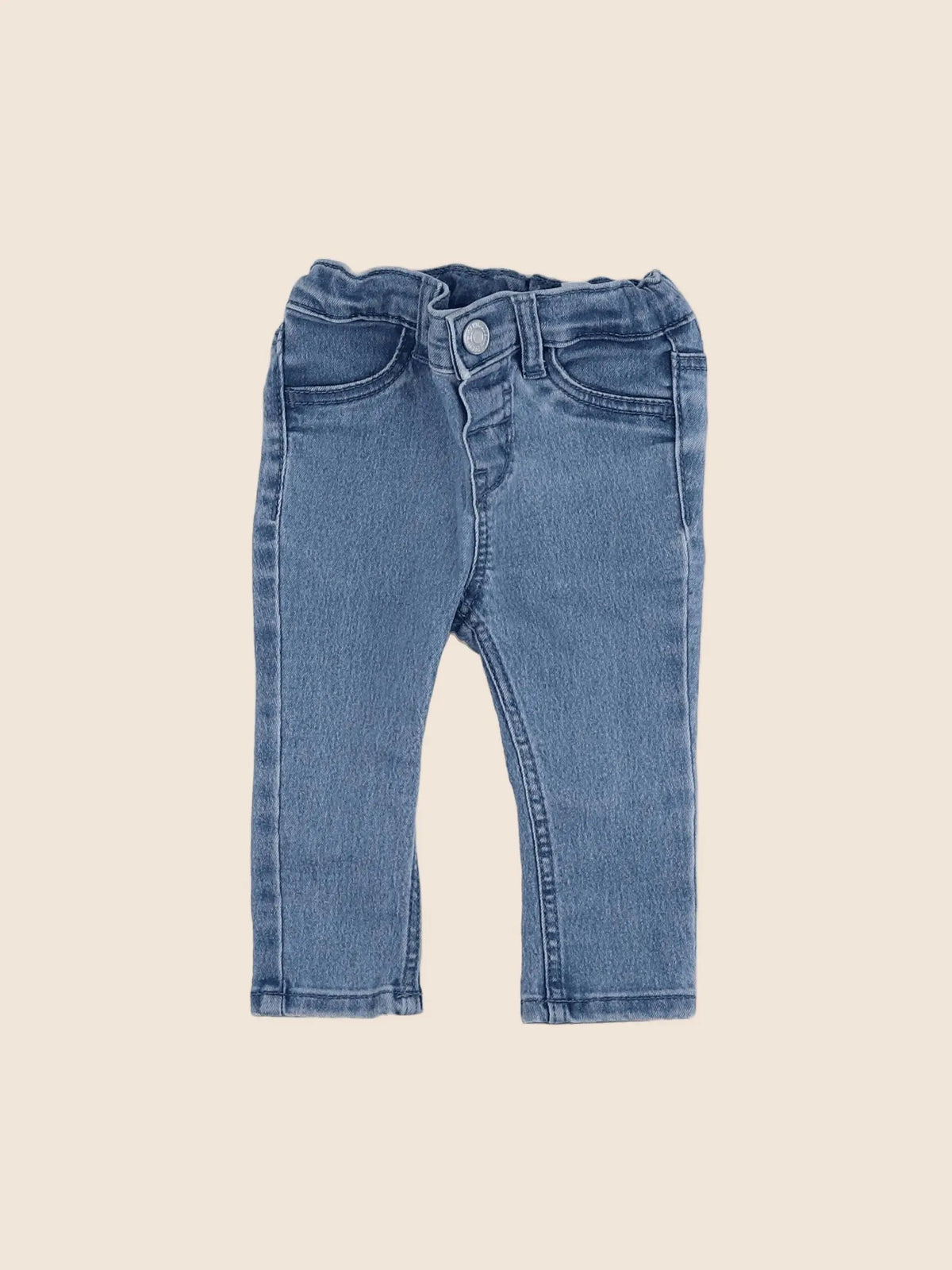 H&M - jegging bleu - 3/6 mois