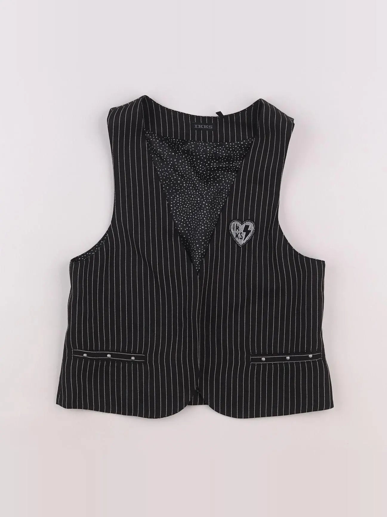 IKKS - gilet gris - 10 ans