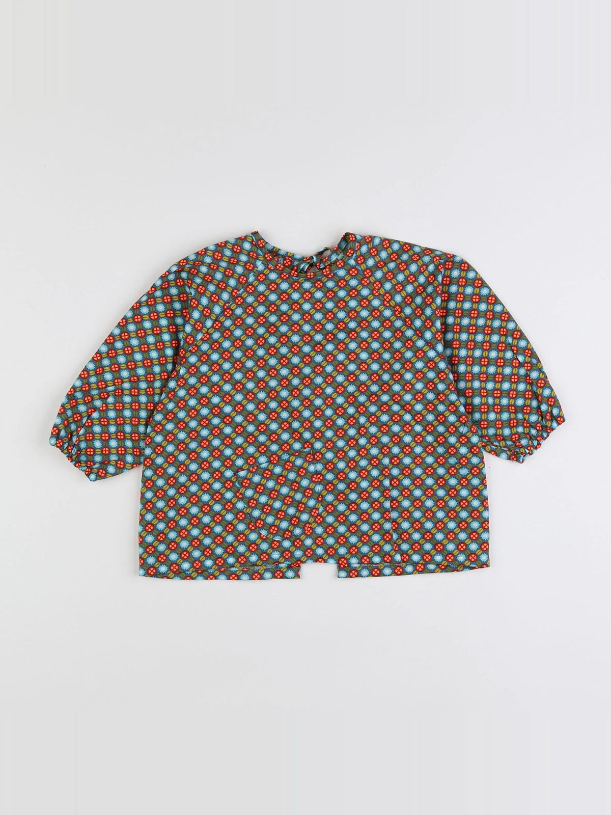 Petit Pan - blouse bleu - 12 mois