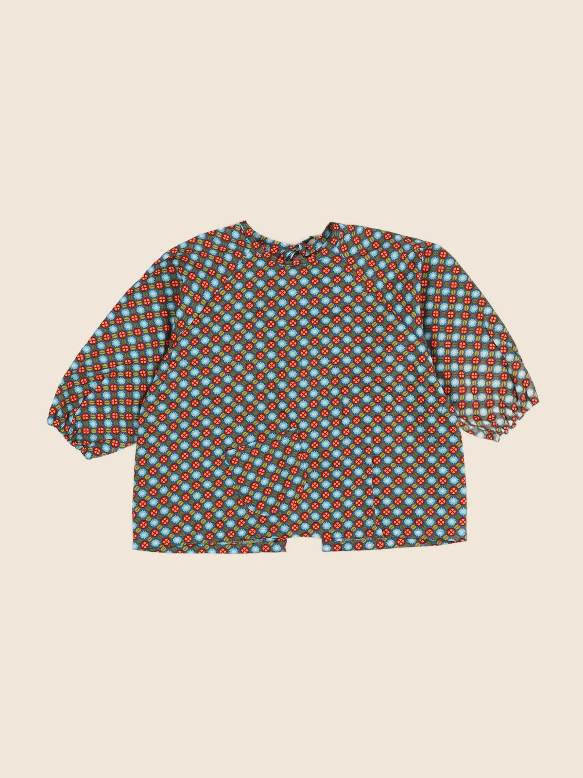 Petit Pan - blouse bleu - 12 mois
