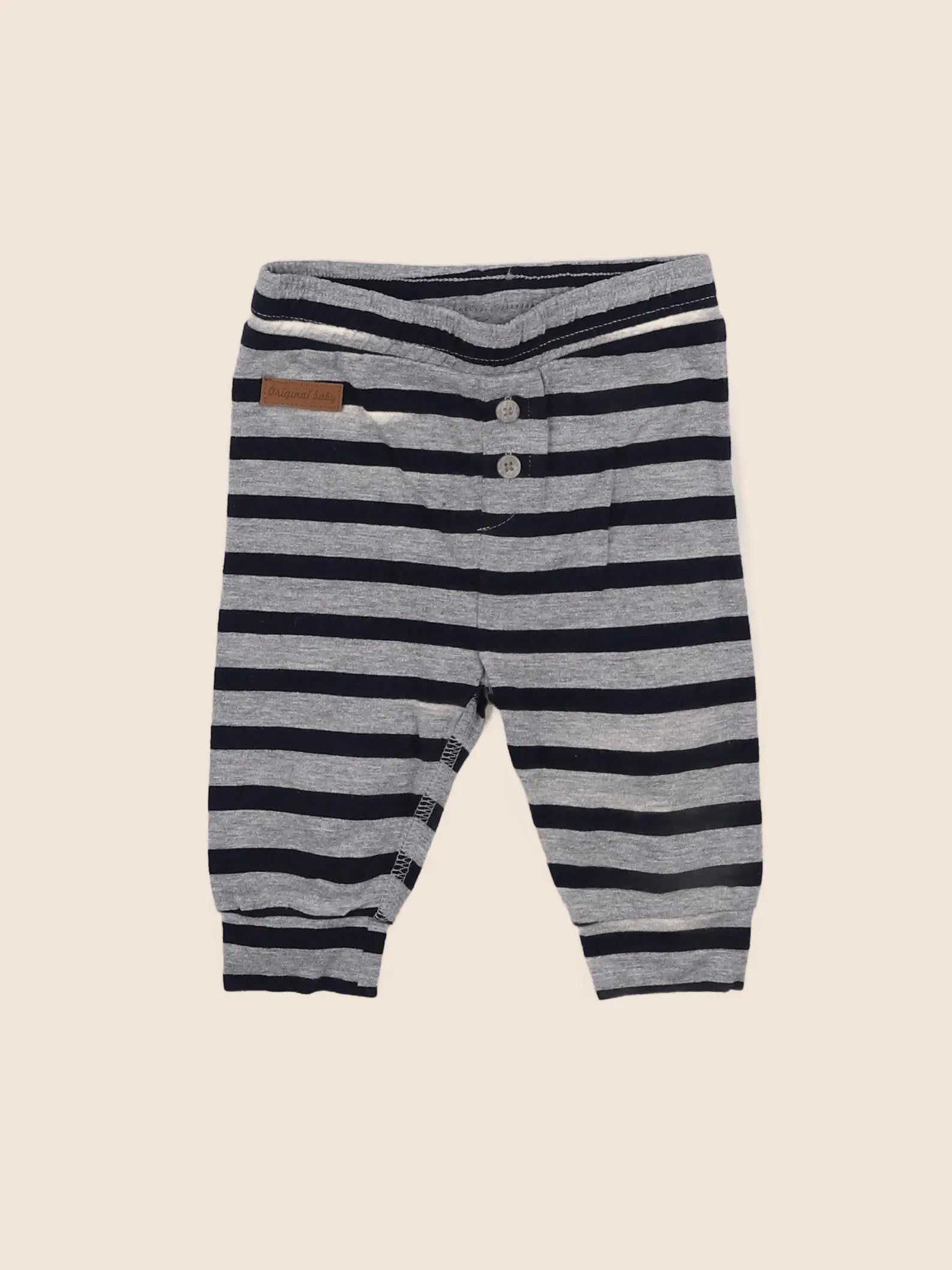 La Redoute - legging gris - 3 mois
