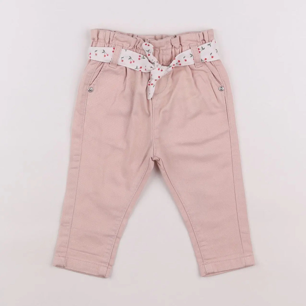 Vertbaudet - pantalon rose - 6 mois