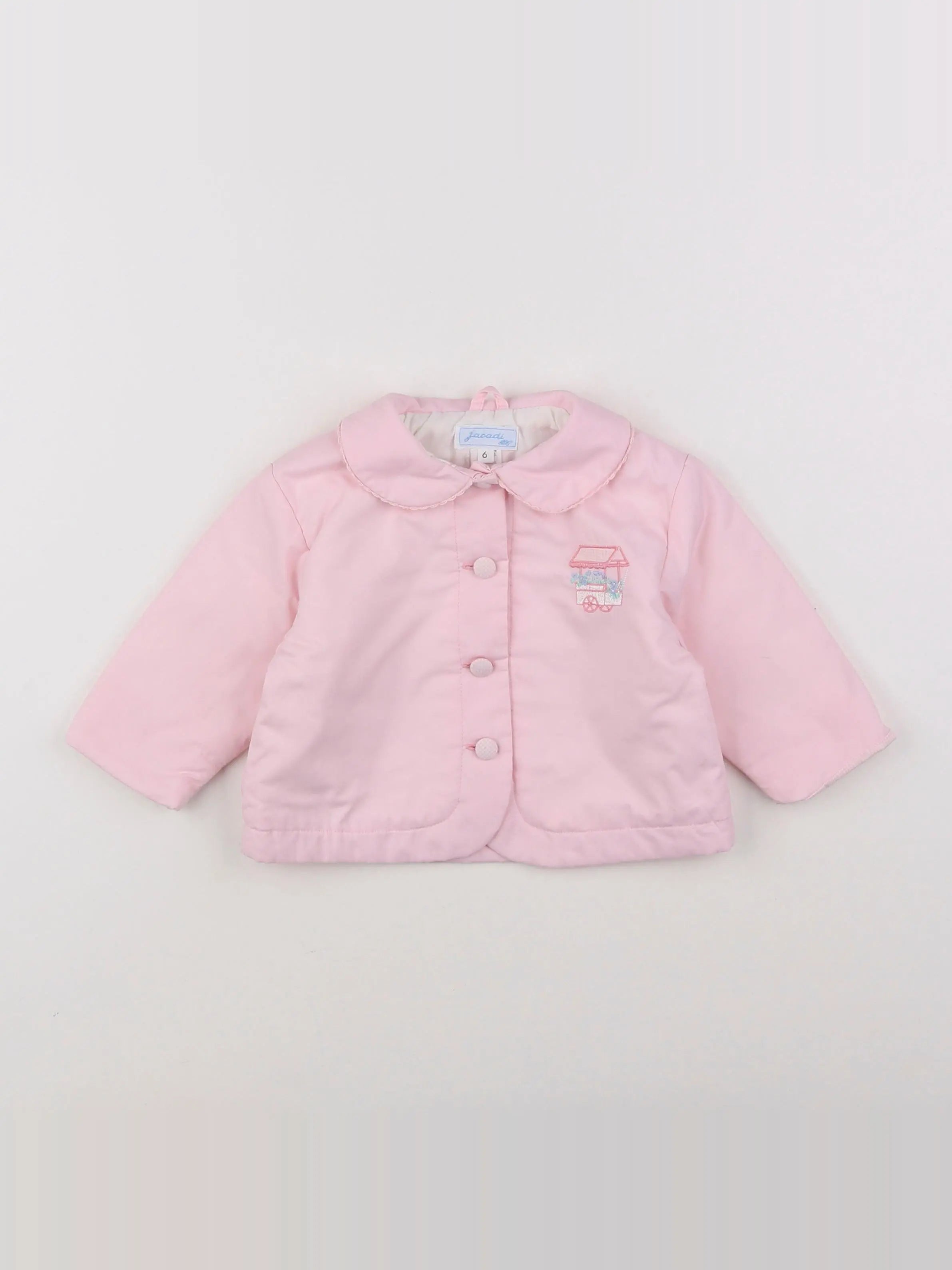 Jacadi - veste rose - 6 mois