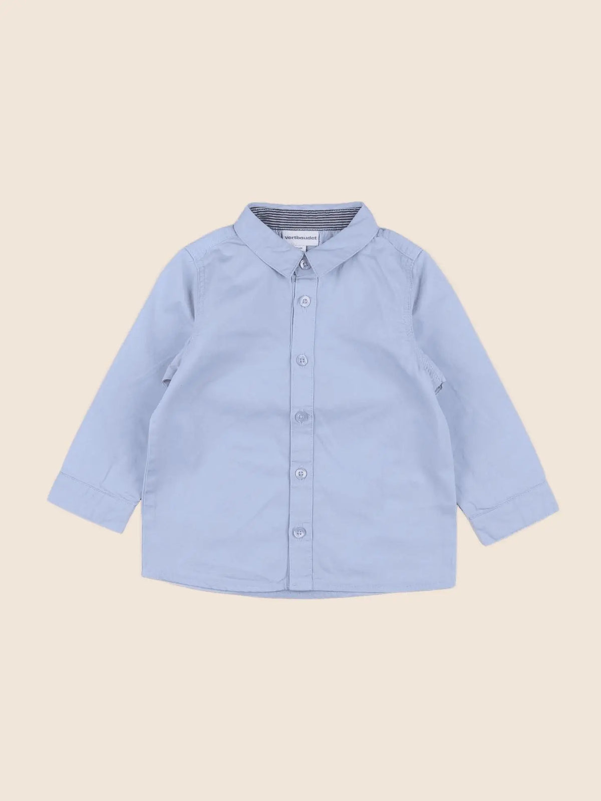Vertbaudet - chemise bleu - 18 mois
