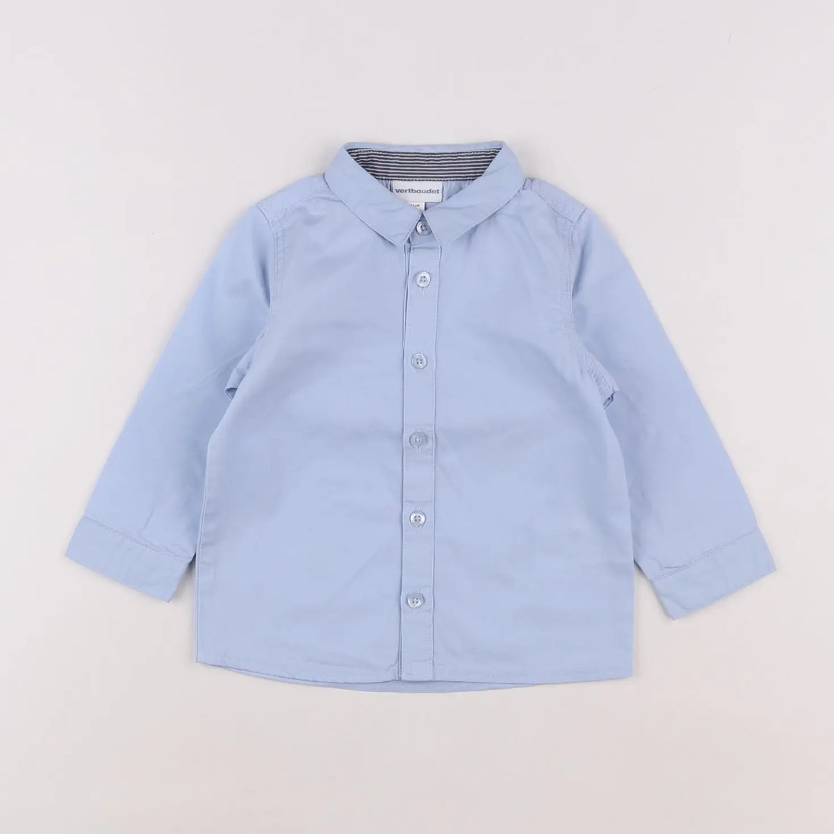 Vertbaudet - chemise bleu - 18 mois