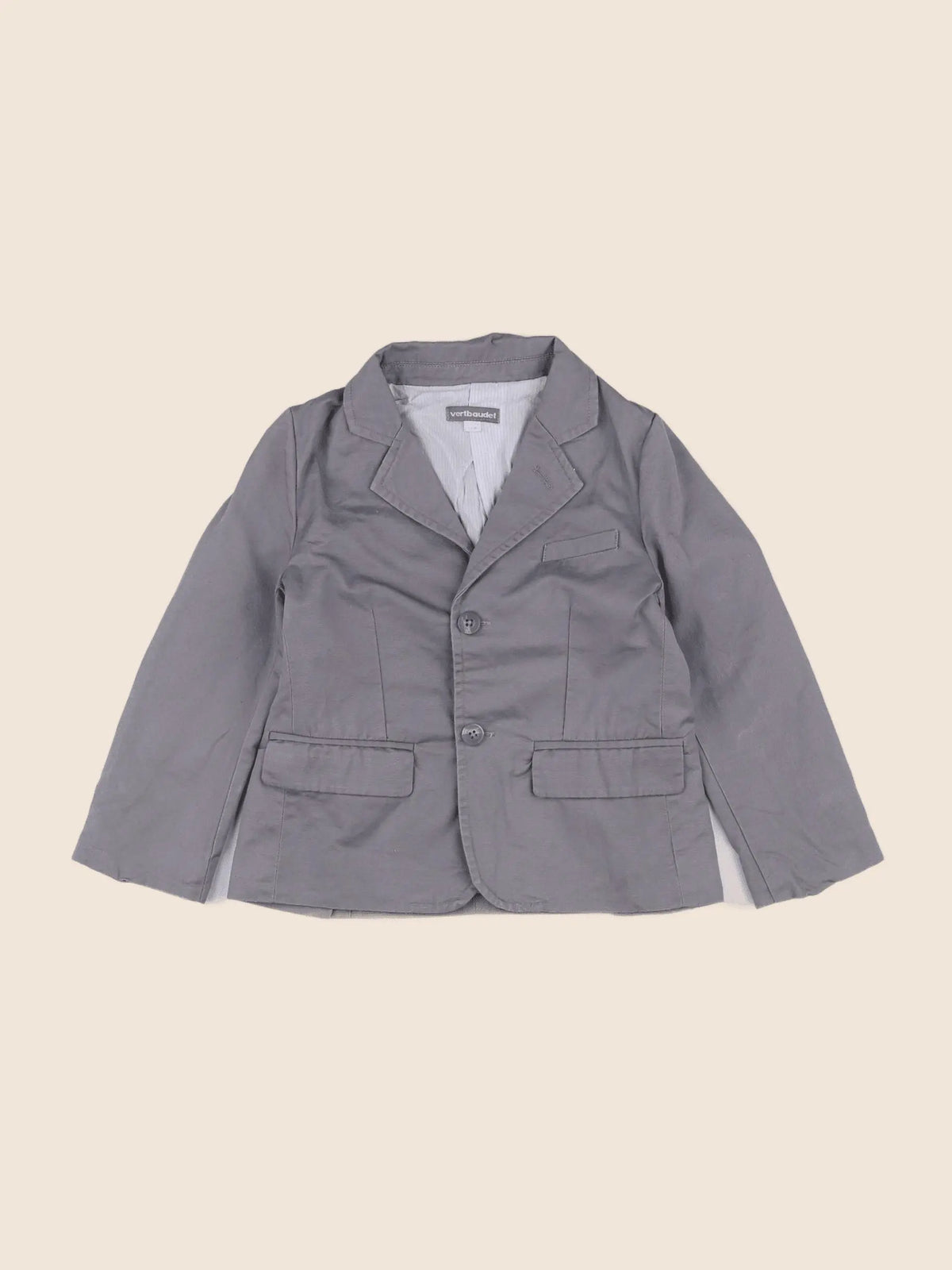 Vertbaudet - veste gris - 4 ans