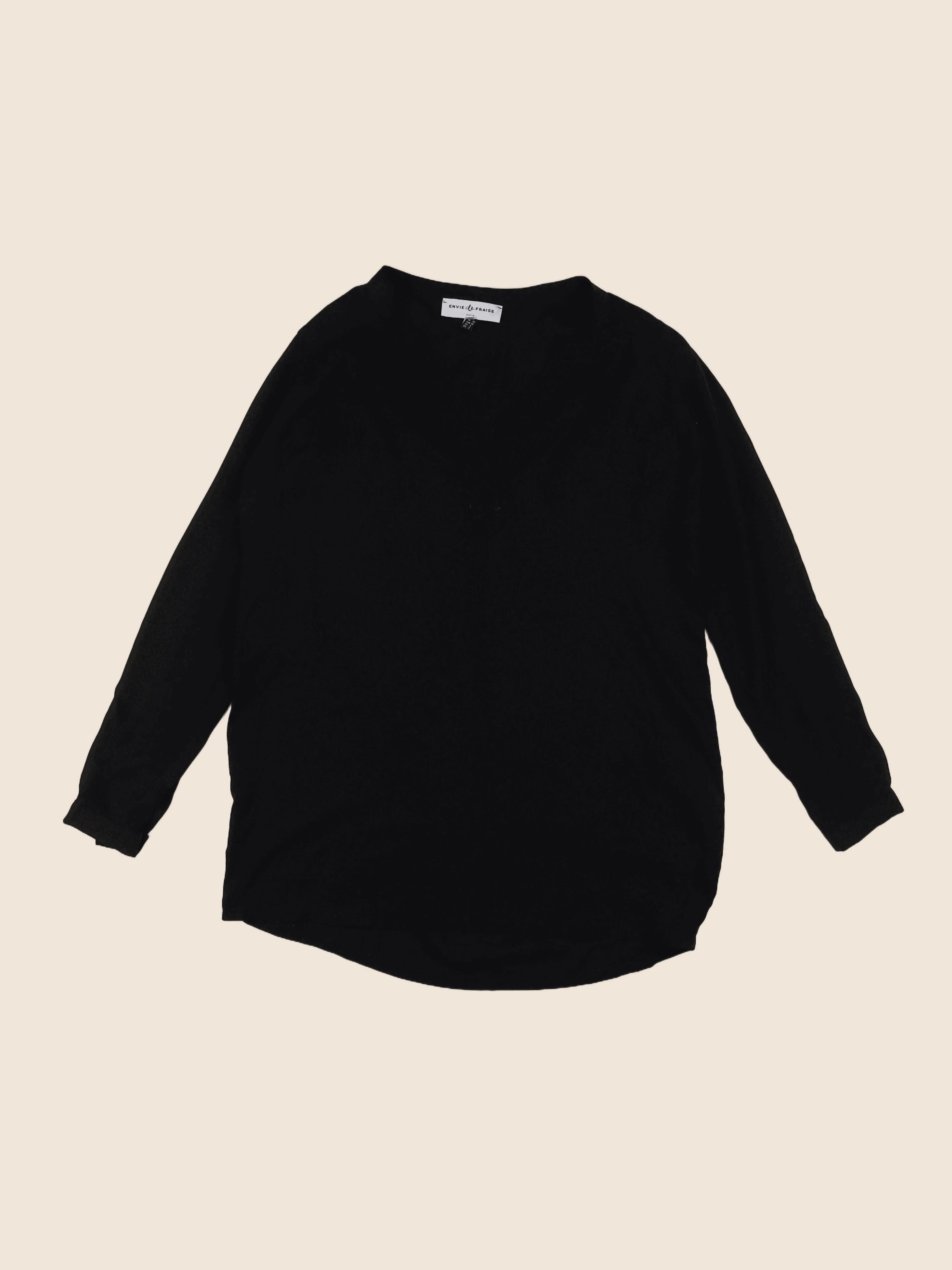 Envie de fraise - blouse grossesse noir - 34