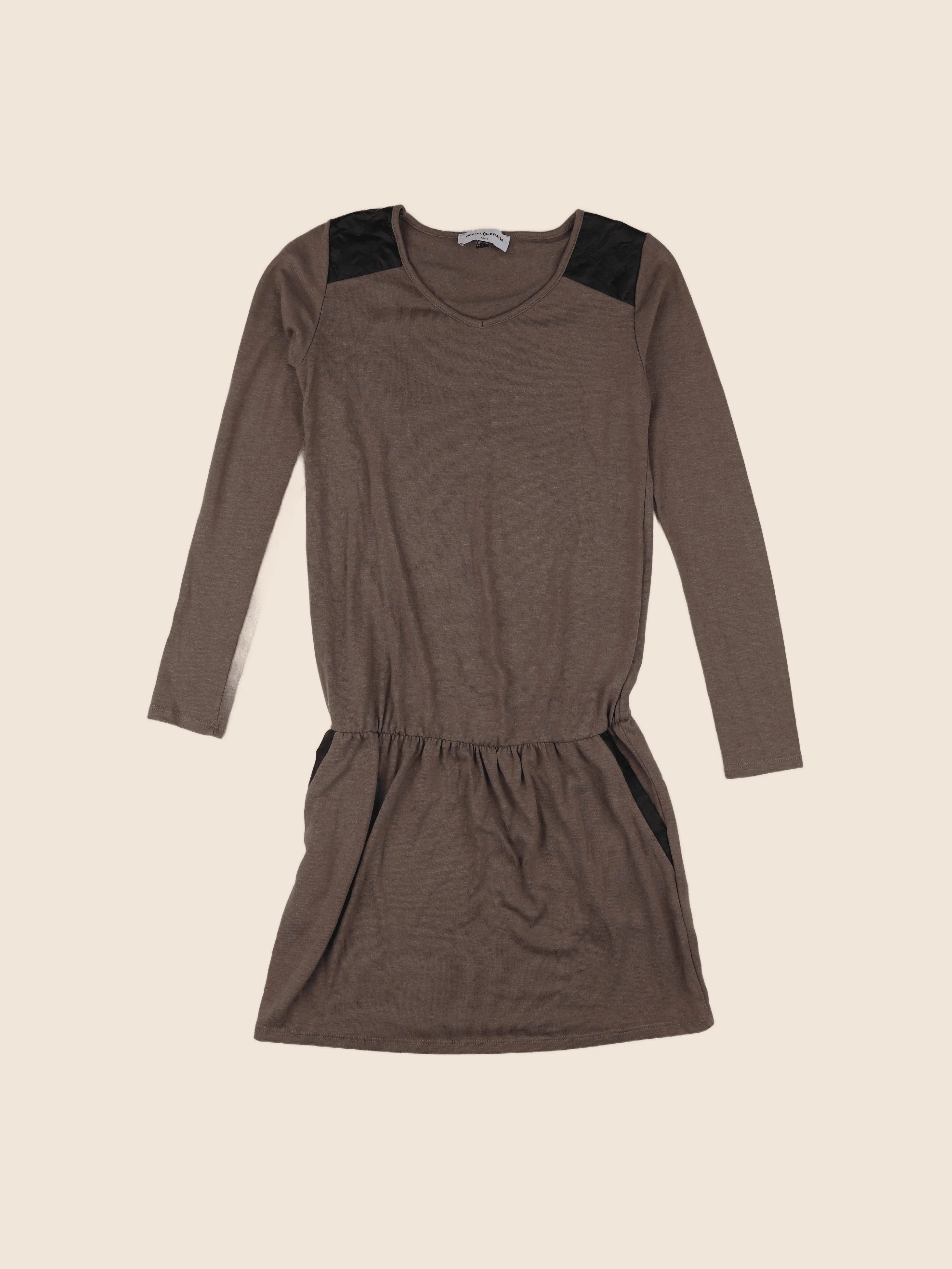 Envie de fraise - robe grossesse marron - 34 à 36