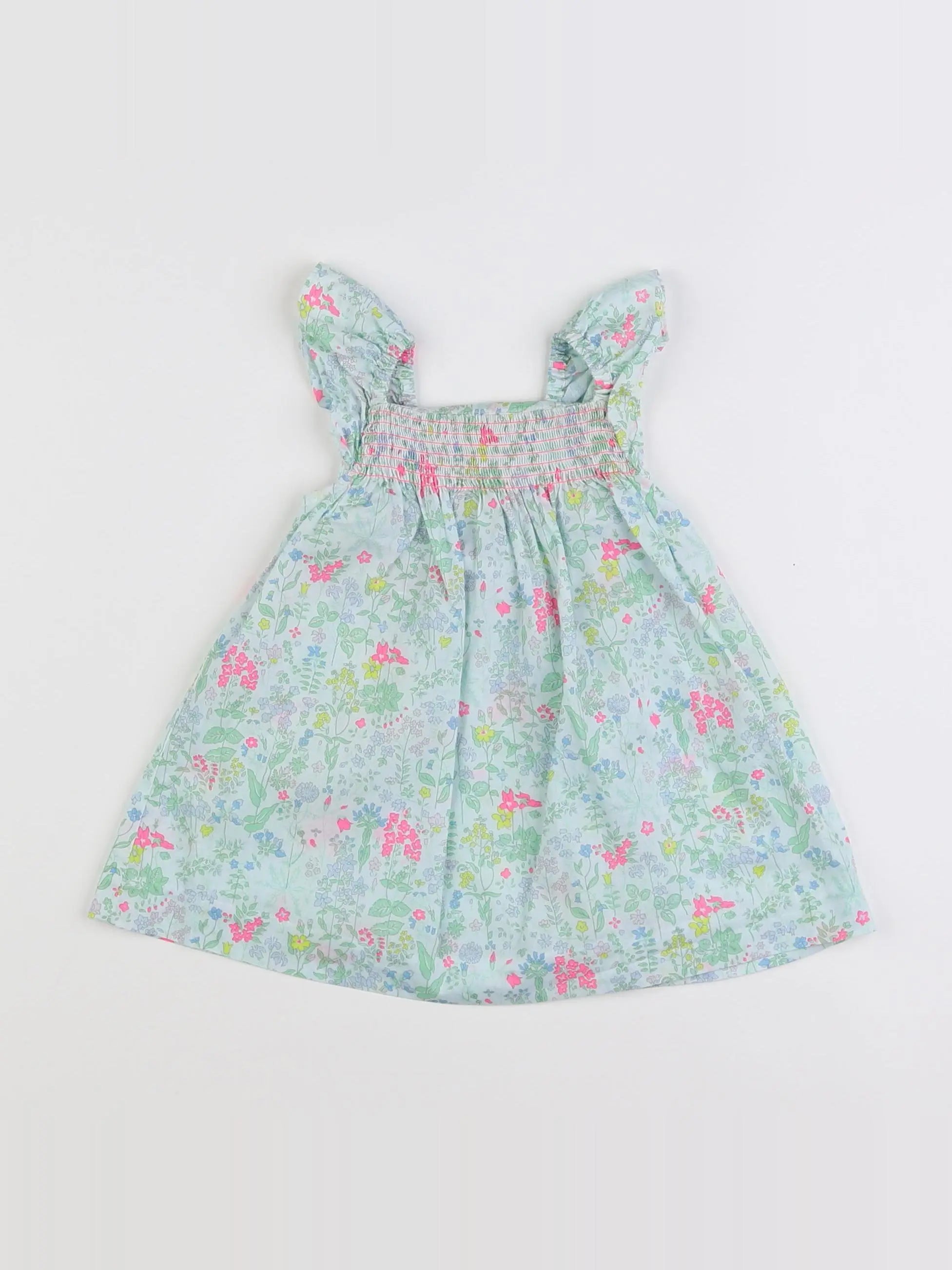 Jacadi - robe liberty multicolore - 6 mois