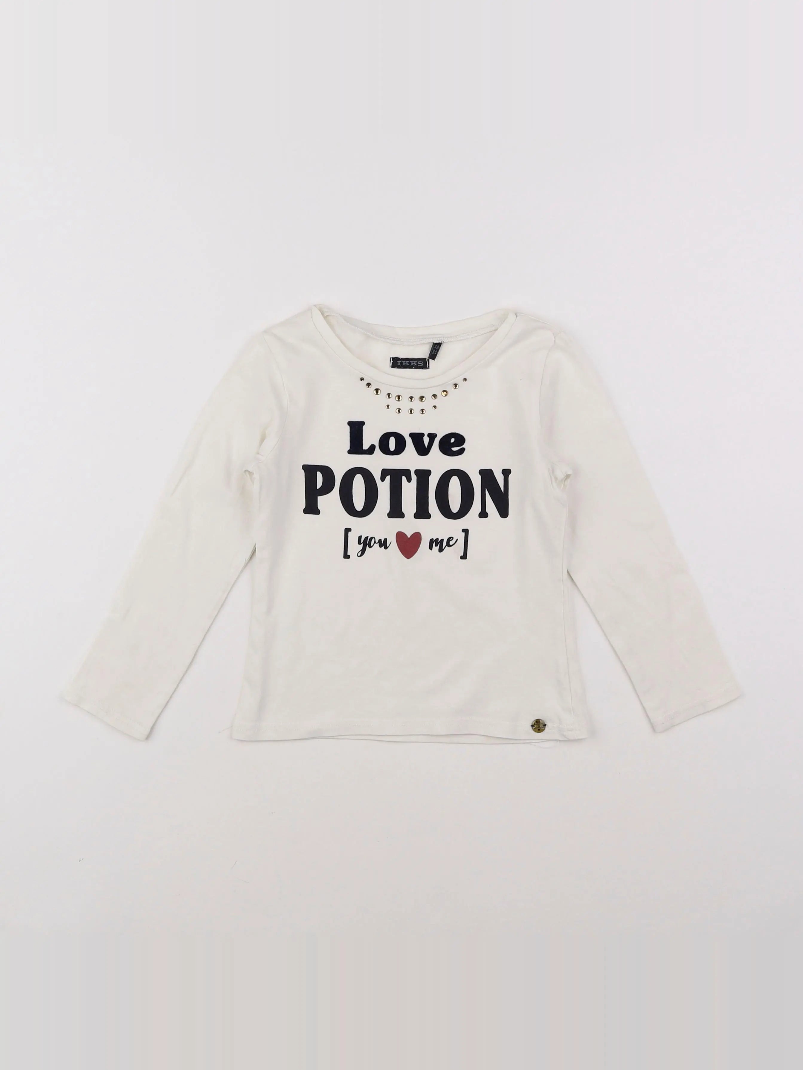 IKKS - tee-shirt blanc - 3 ans