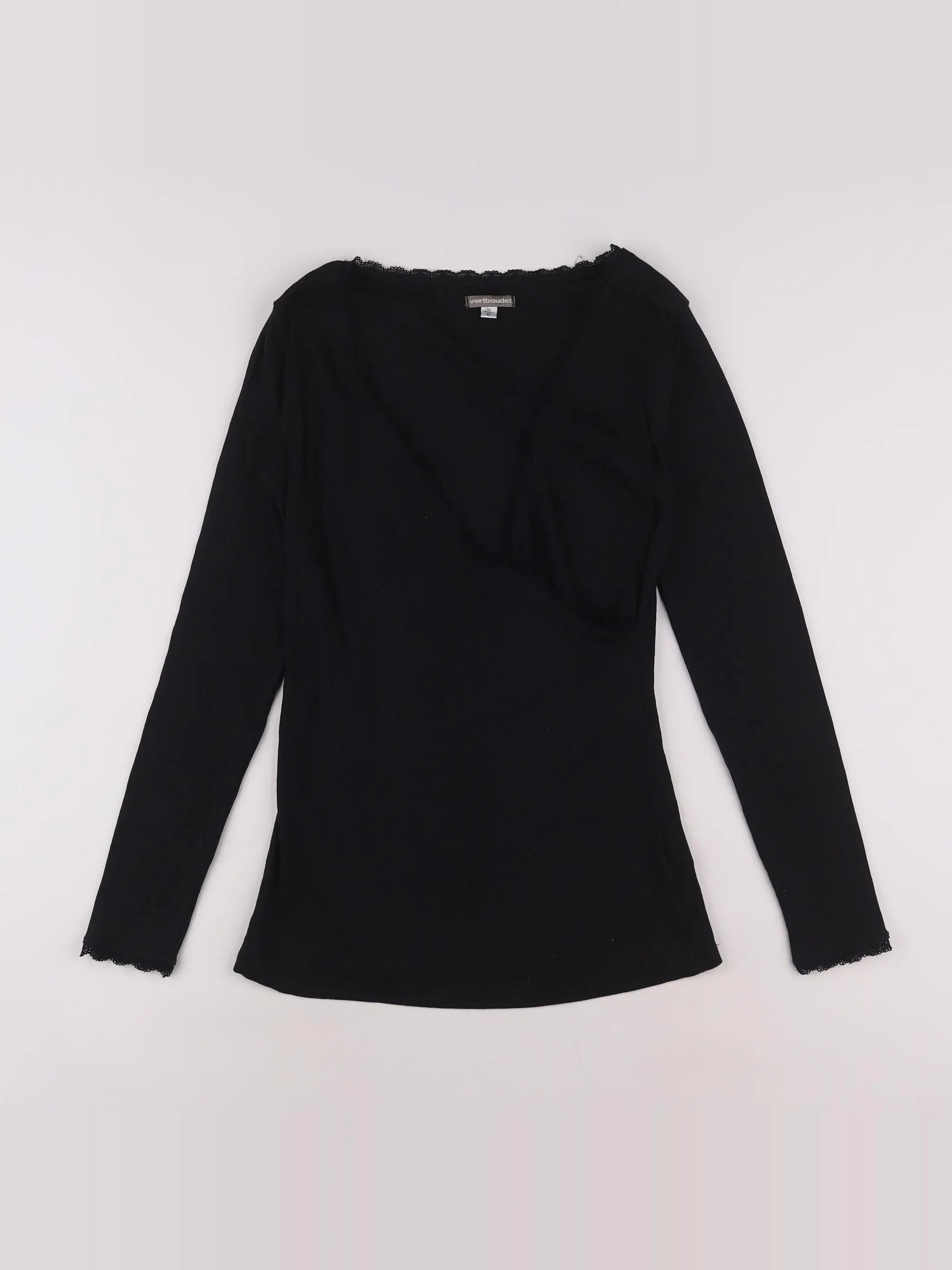Vertbaudet - tee-shirt grossesse noir - 38 à 40