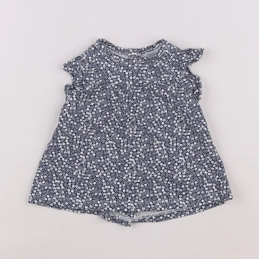 Vertbaudet - tee-shirt bleu - 9 mois