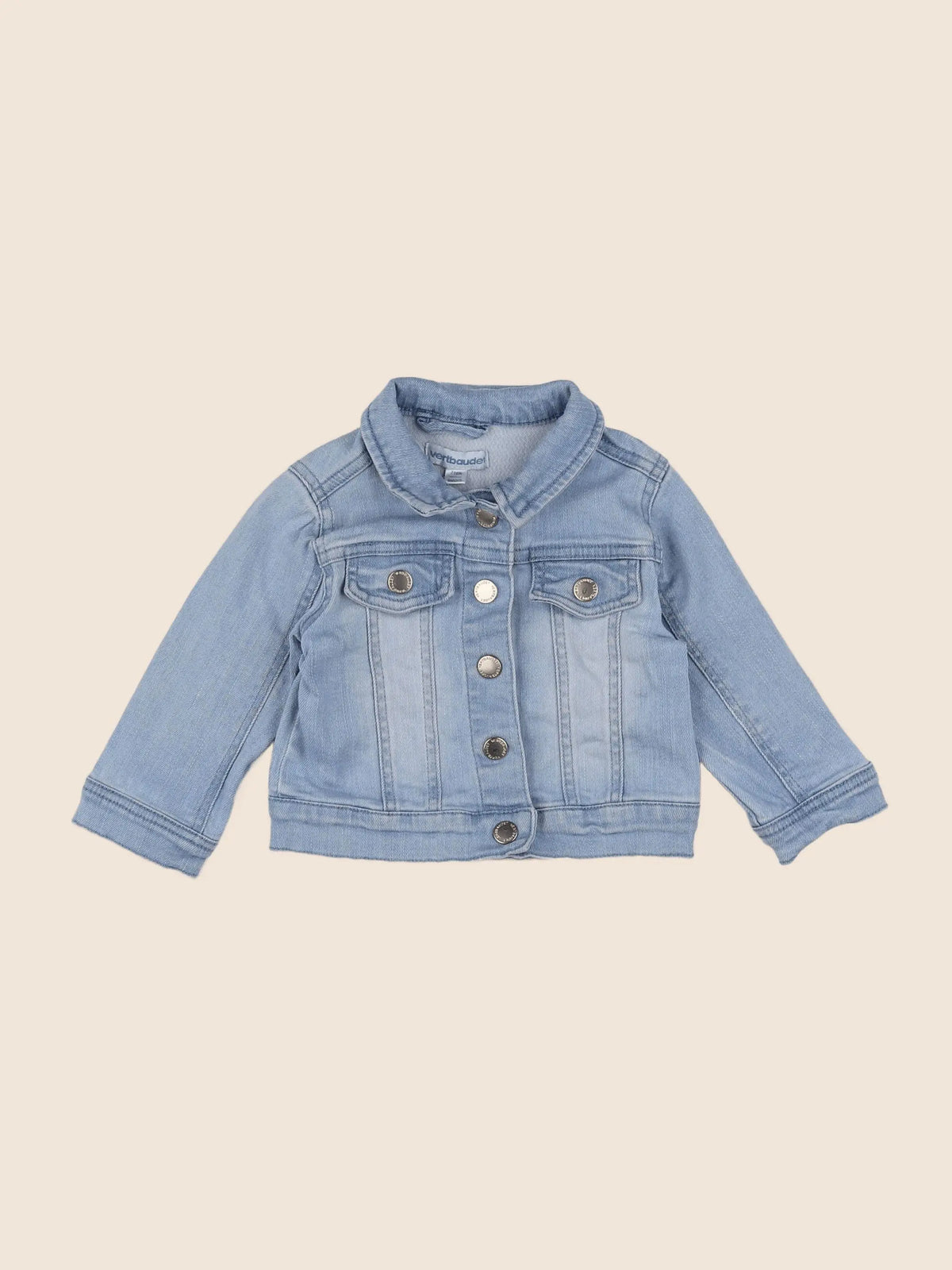 Vertbaudet - veste bleu - 9 mois