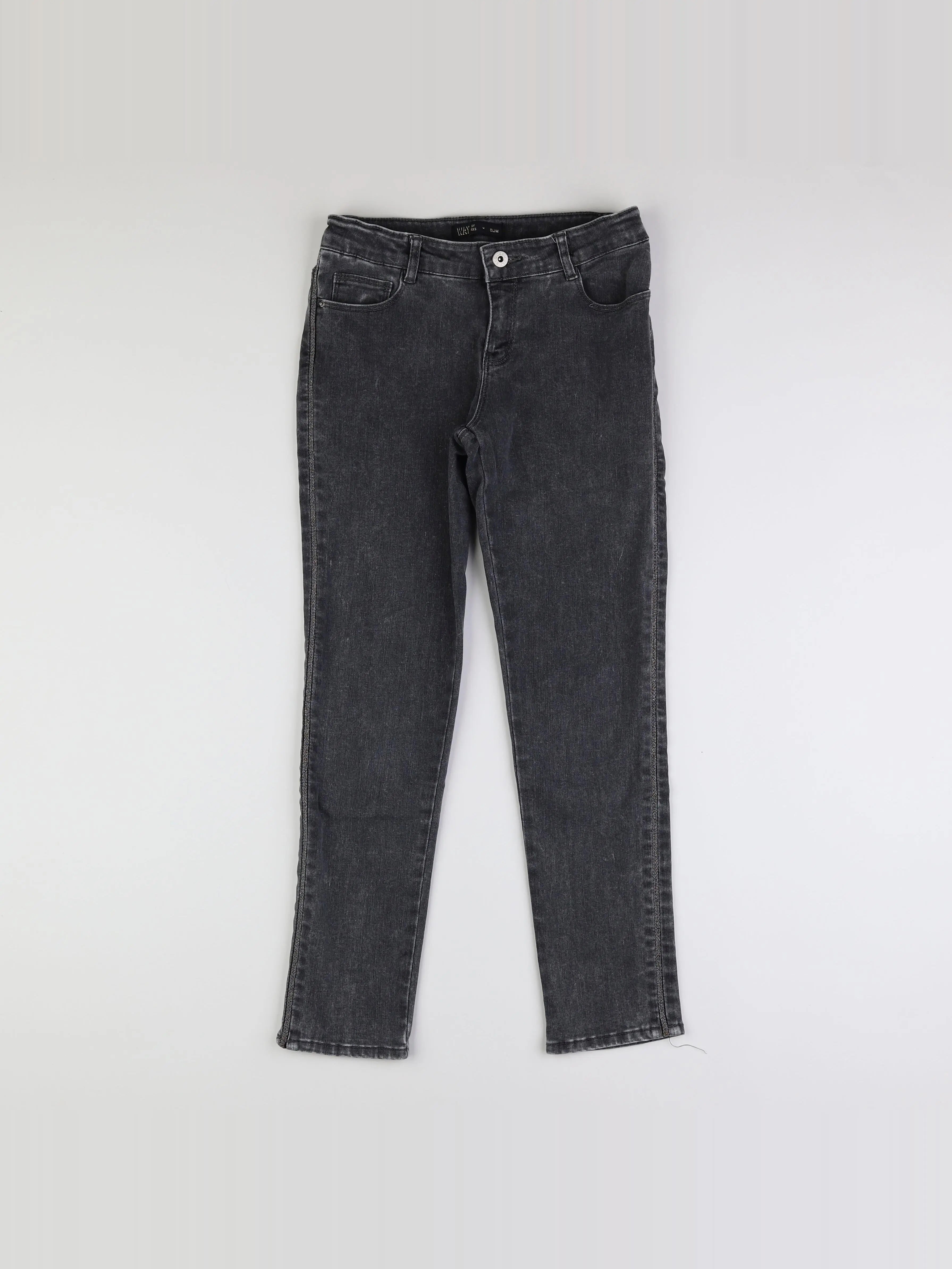 IKKS - jean gris - 14 ans