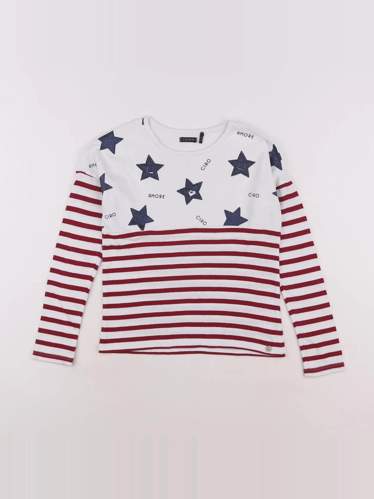 IKKS - tee-shirt rouge - 8 ans