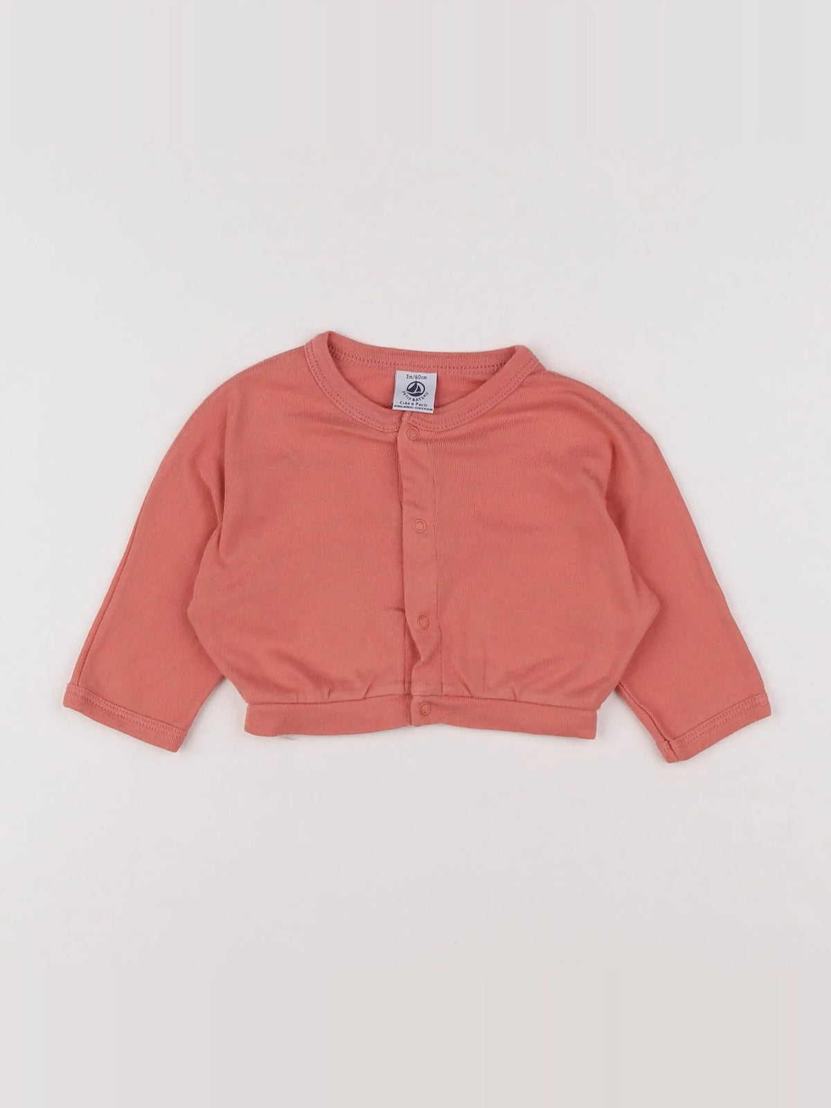 Petit Bateau - tee-shirt rose - 3 mois