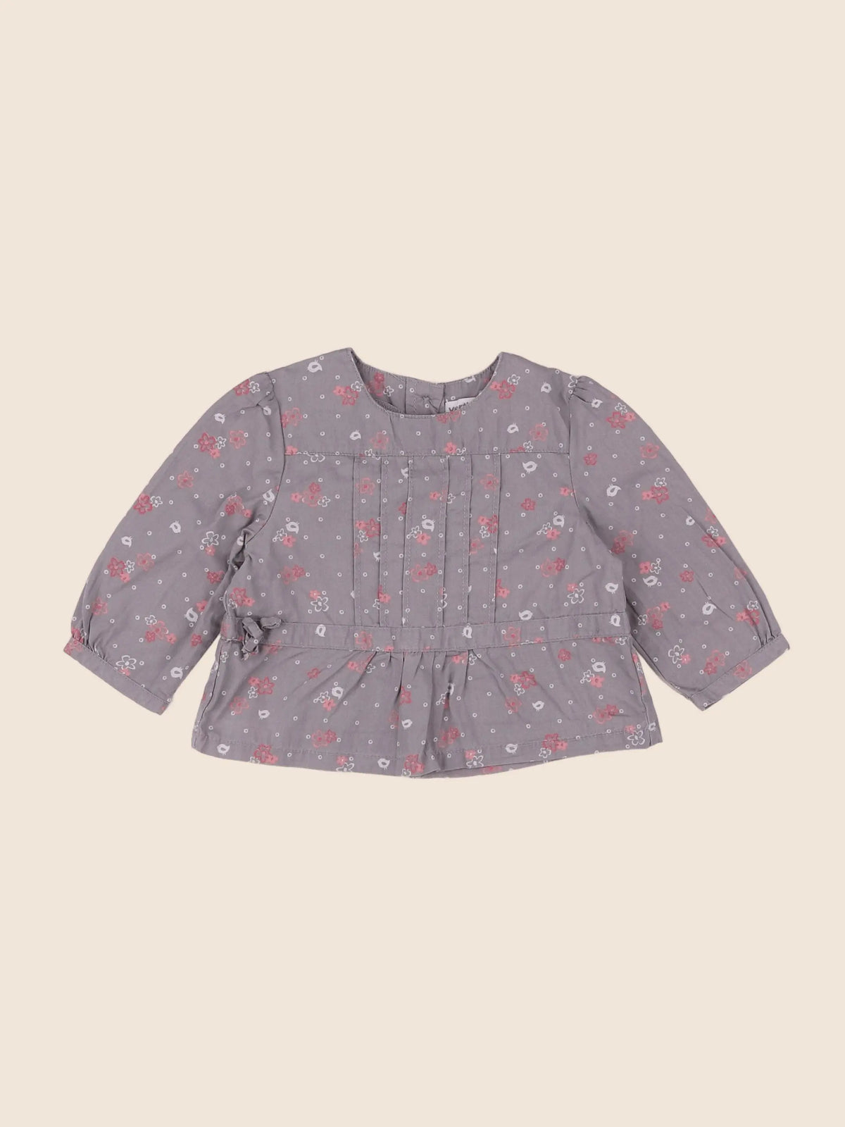Vertbaudet - blouse violet - 6 mois