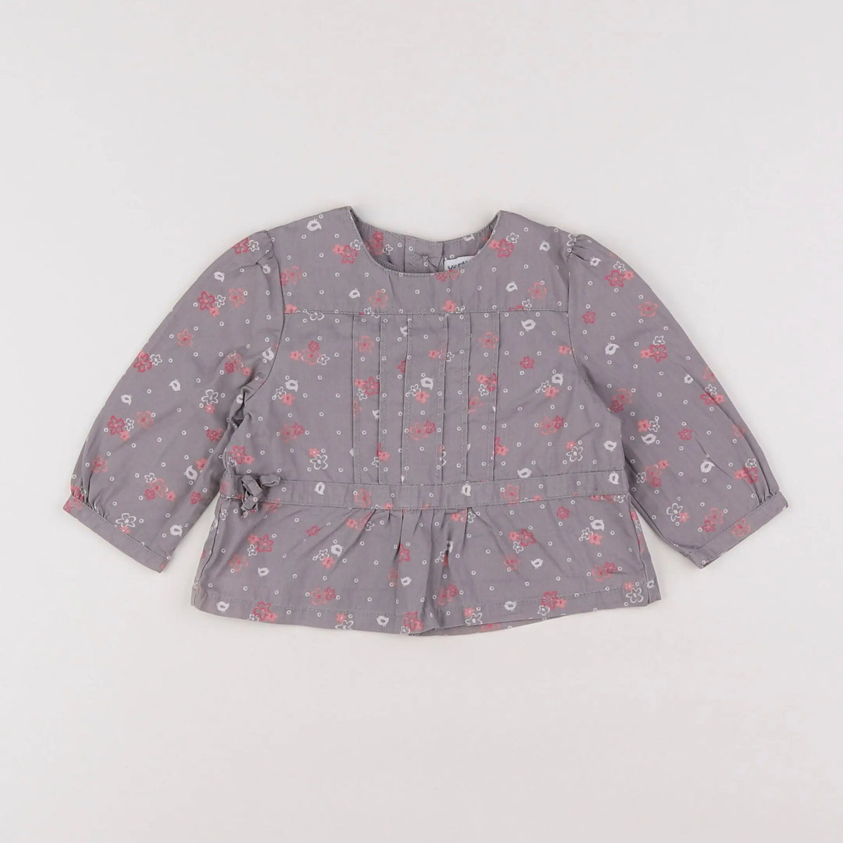 Vertbaudet - blouse violet - 6 mois