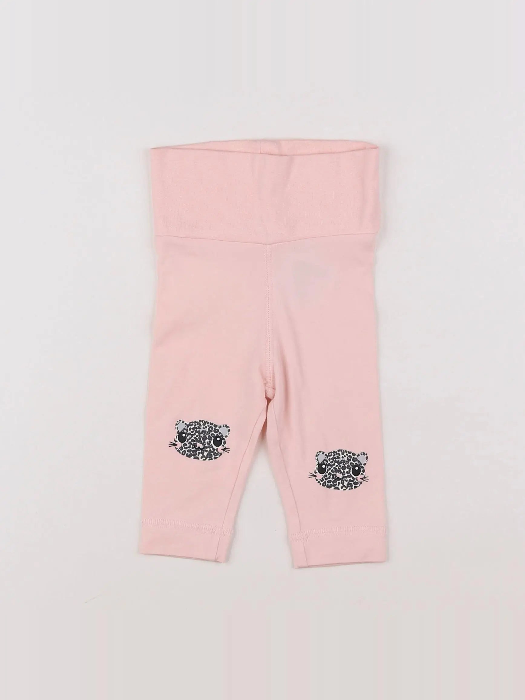 H&M - legging rose - 3 mois