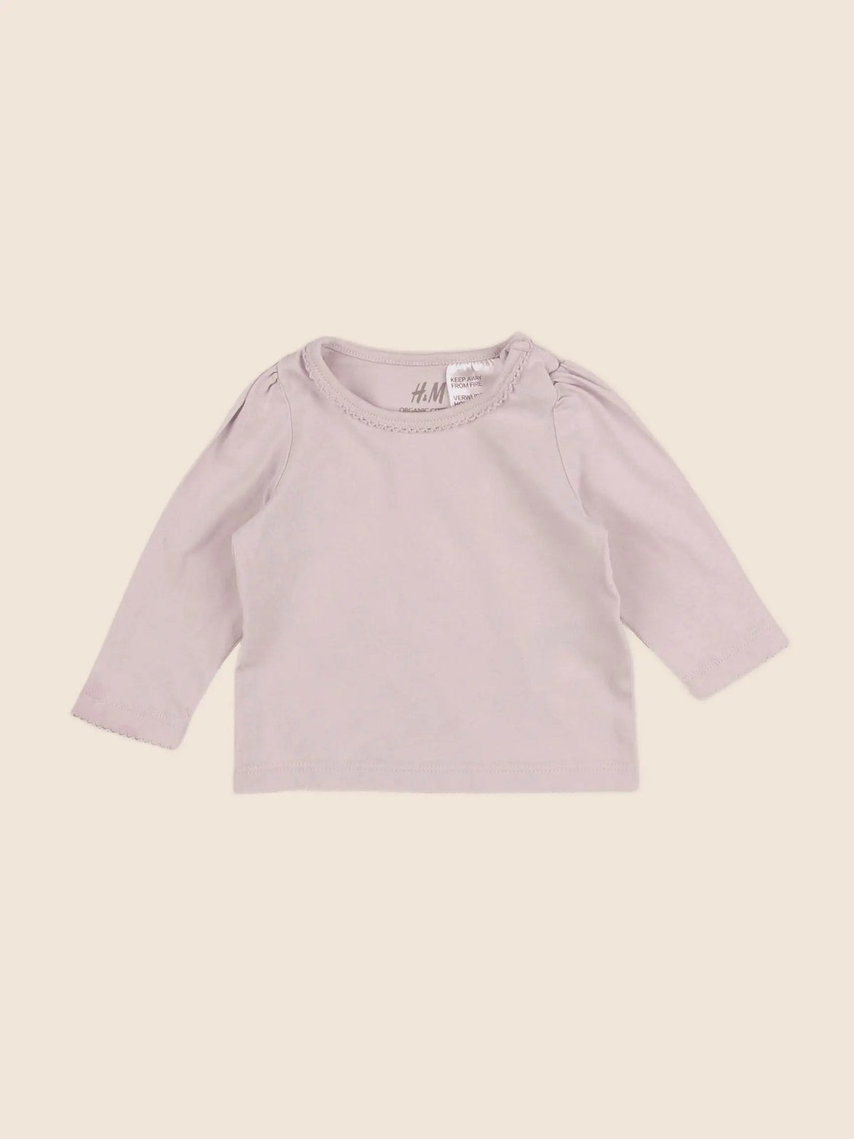 H&M - tee-shirt rose - 1/3 mois