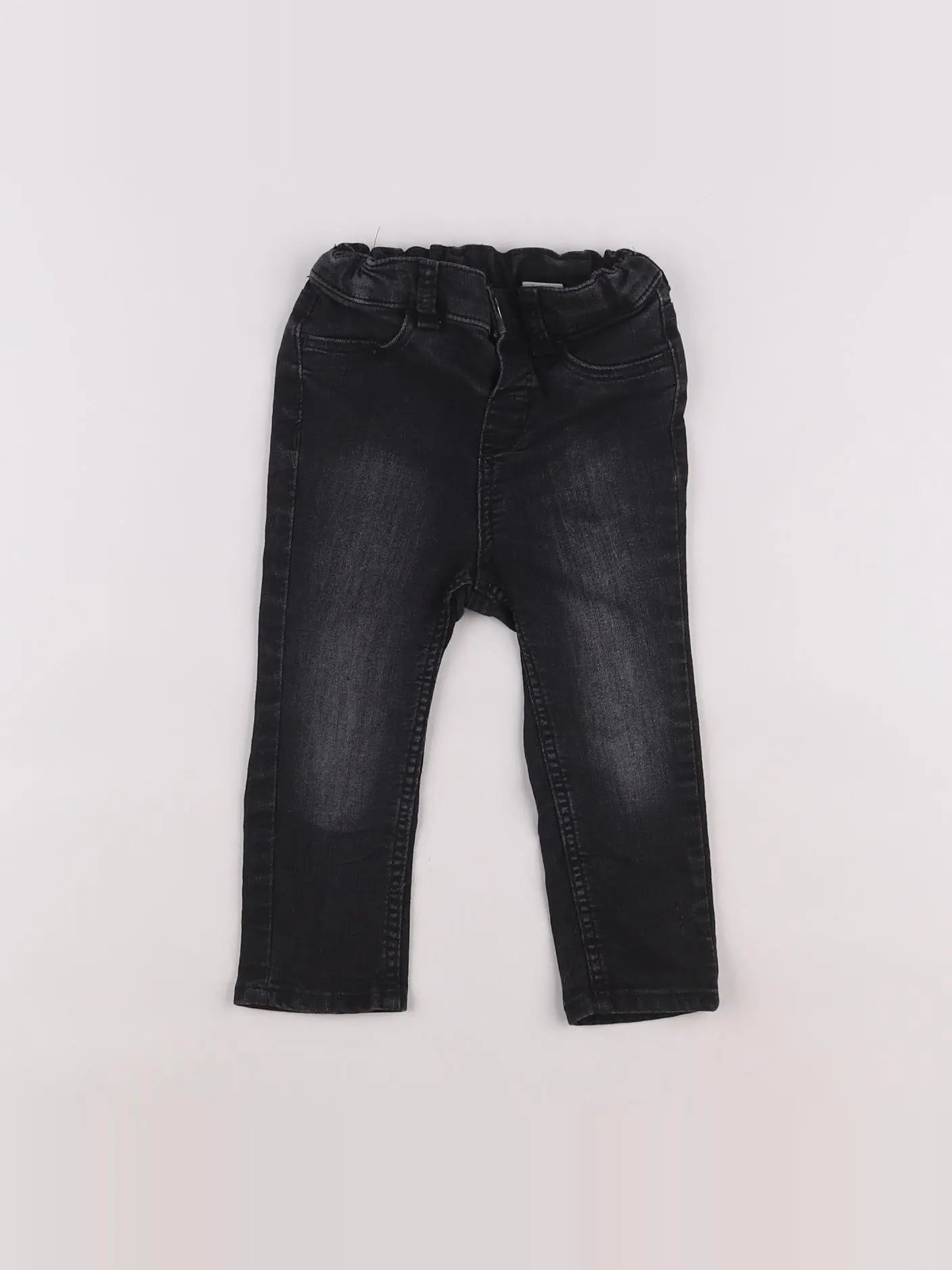 H&M - jean gris - 9/12 mois