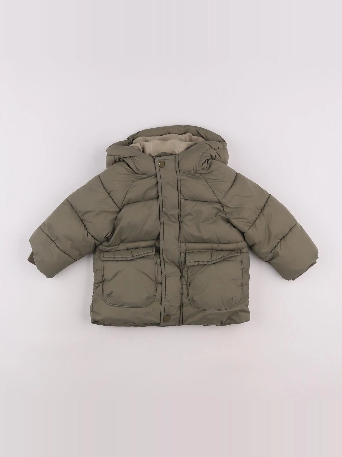 Zara - doudoune vert - 9/12 mois