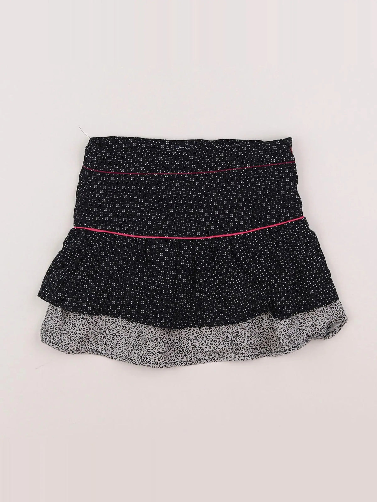 Terre de marins - jupe noir - 4 ans