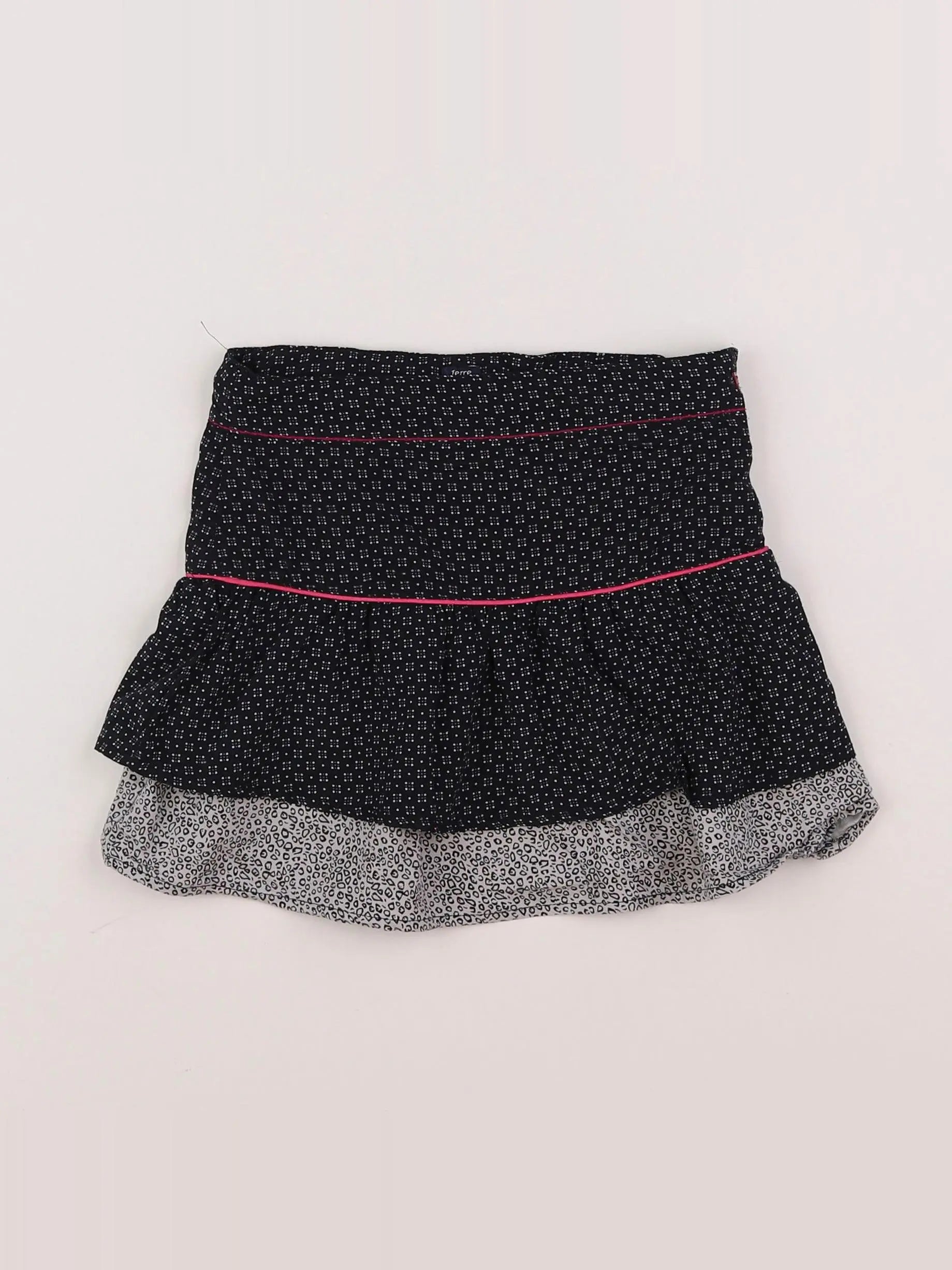 Terre de marins - jupe noir - 4 ans