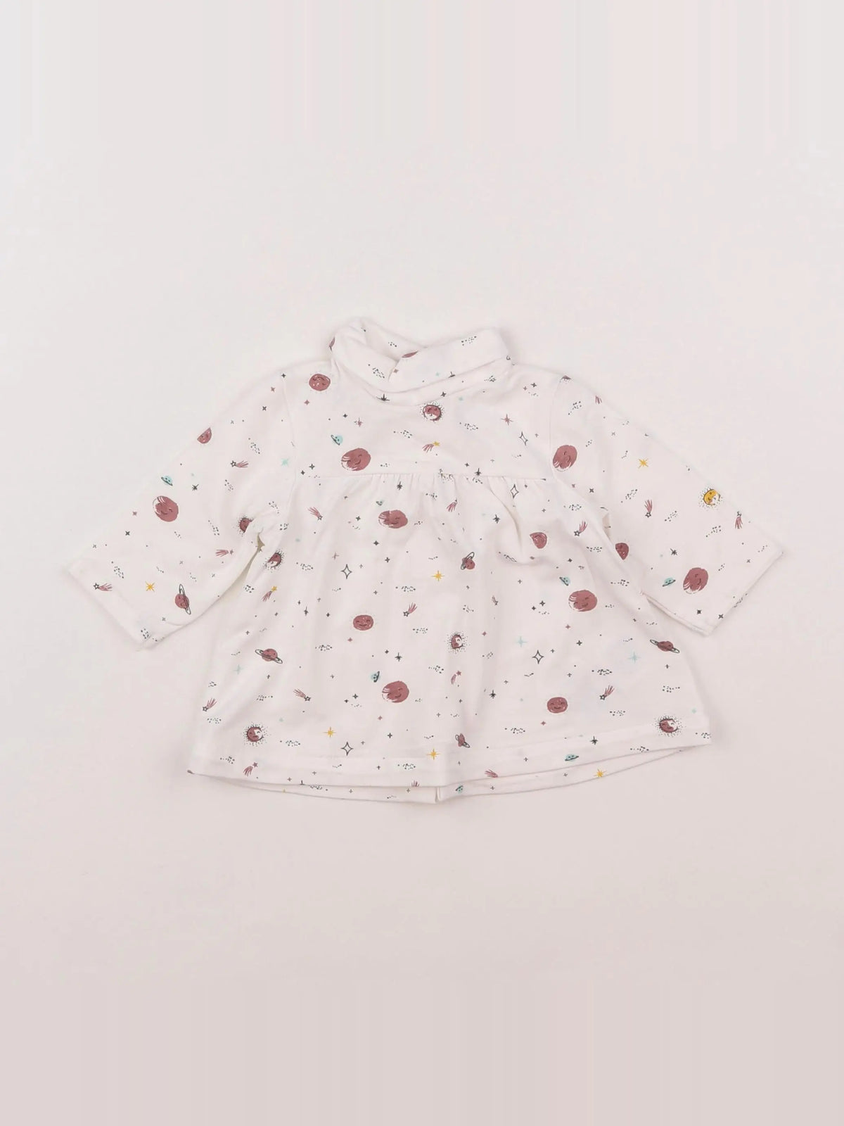 Vertbaudet - sous-pull blanc - 1 mois