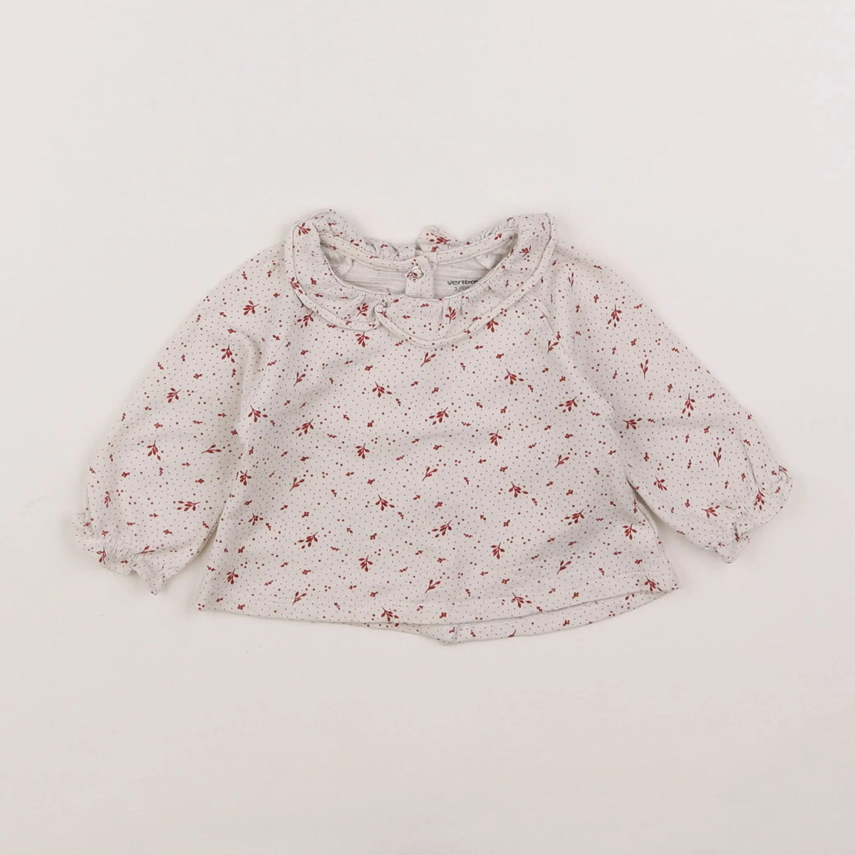 Vertbaudet - blouse beige - 3 mois