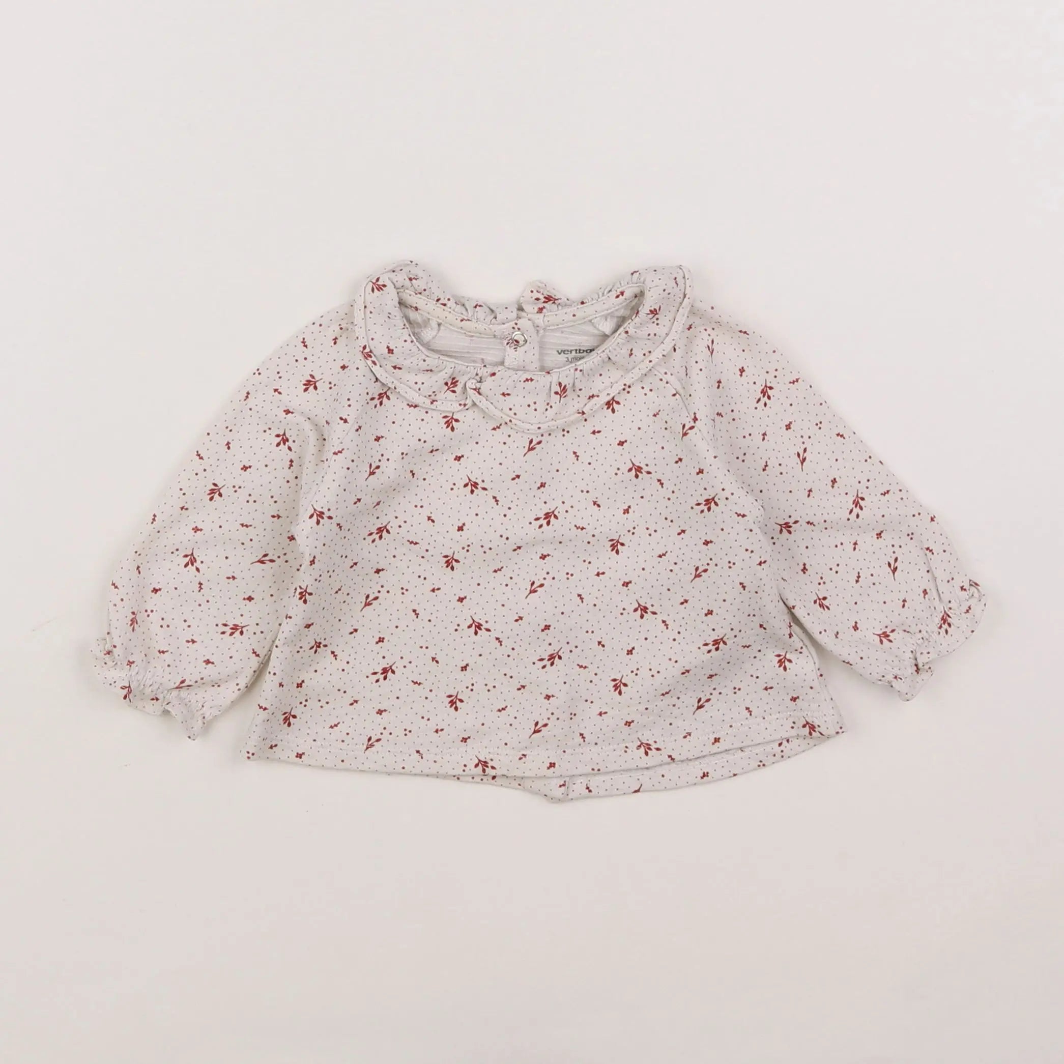 Vertbaudet - blouse beige - 3 mois