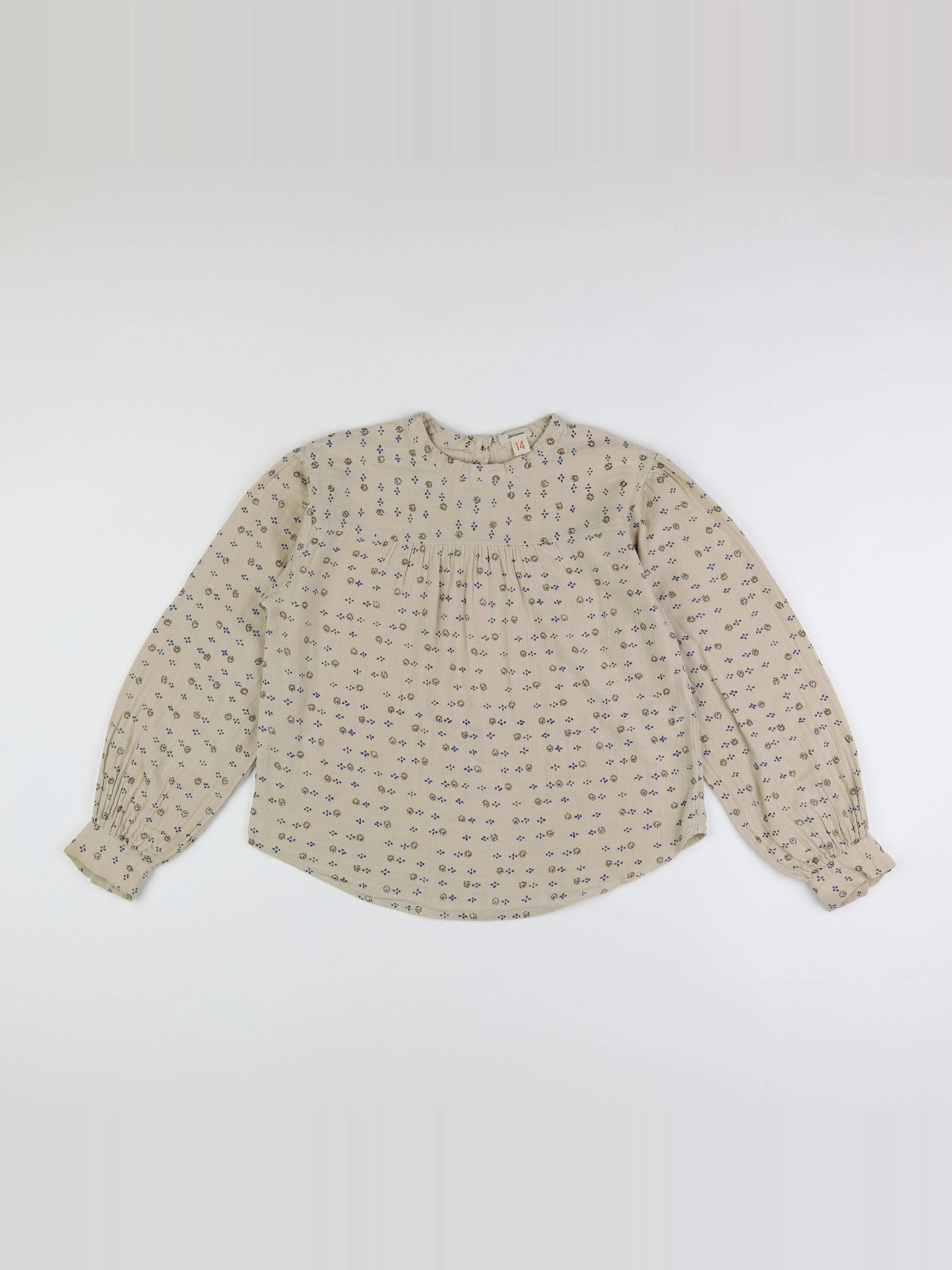 Bellerose - blouse beige - 14 ans