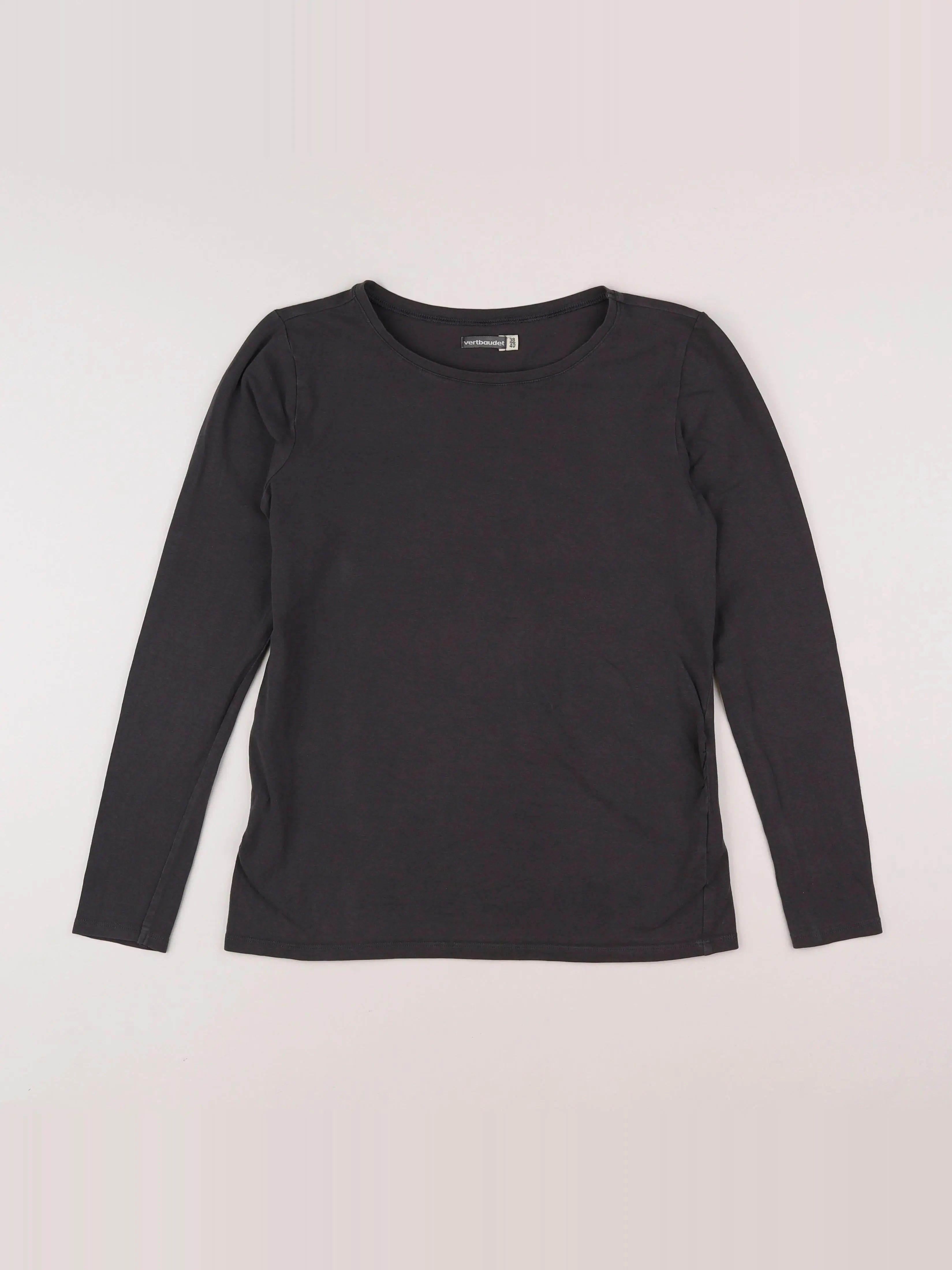 Vertbaudet - tee-shirt grossesse gris - 38 à 40