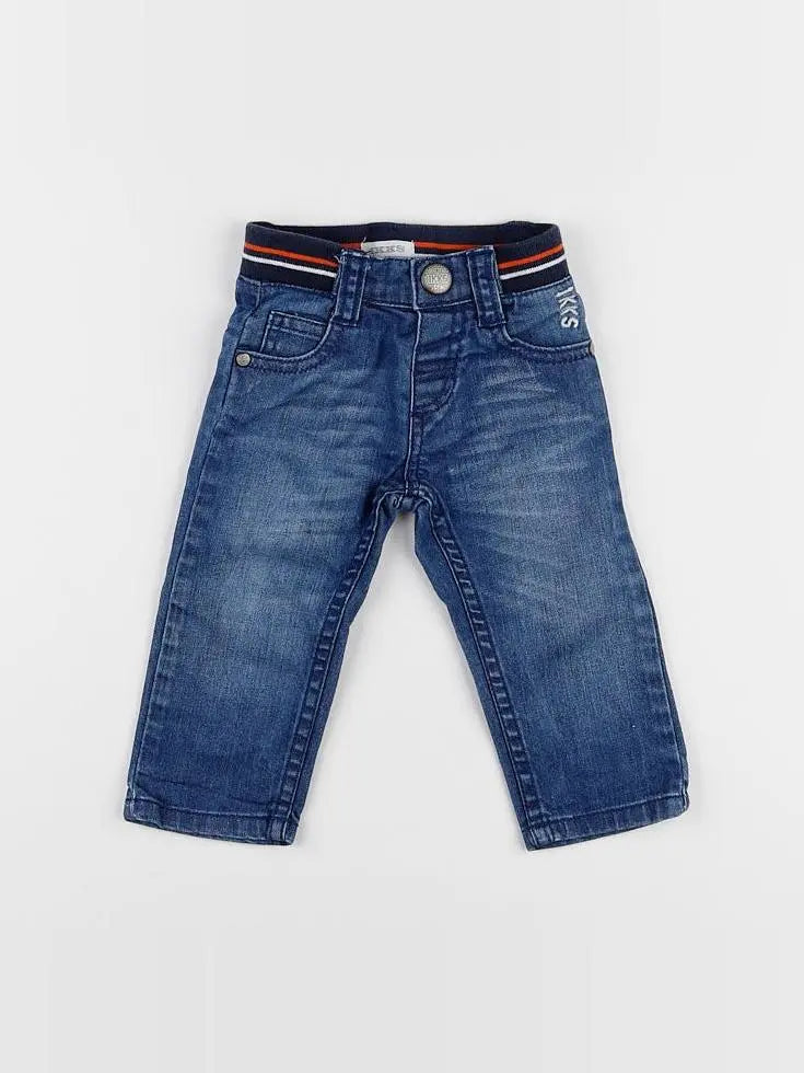 IKKS - jean bleu - 6 mois