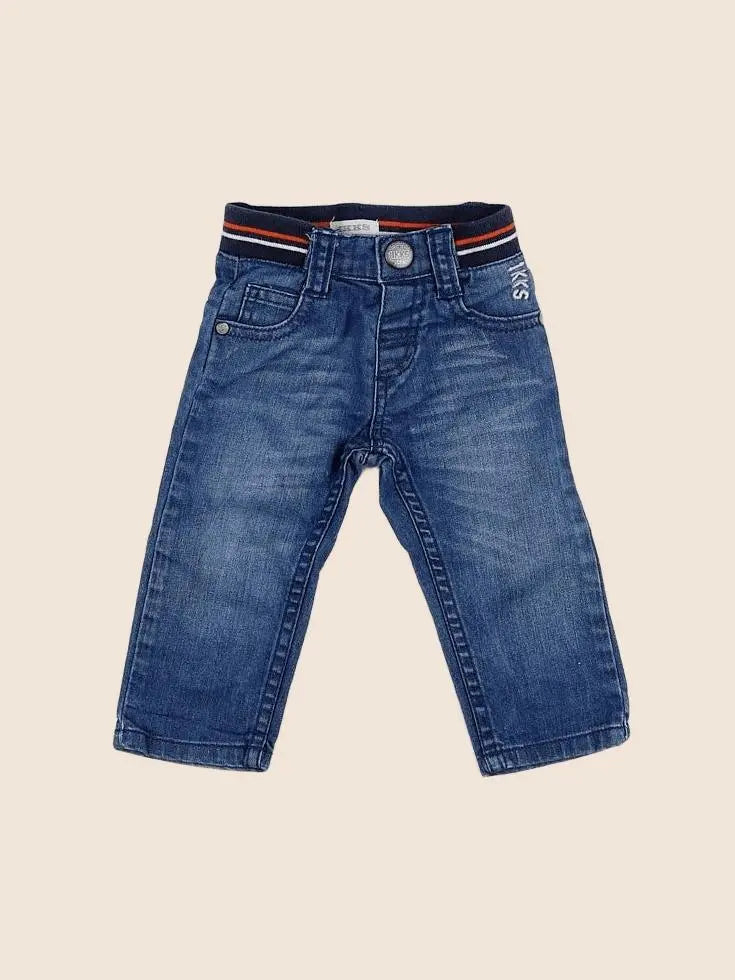 IKKS - jean bleu - 6 mois
