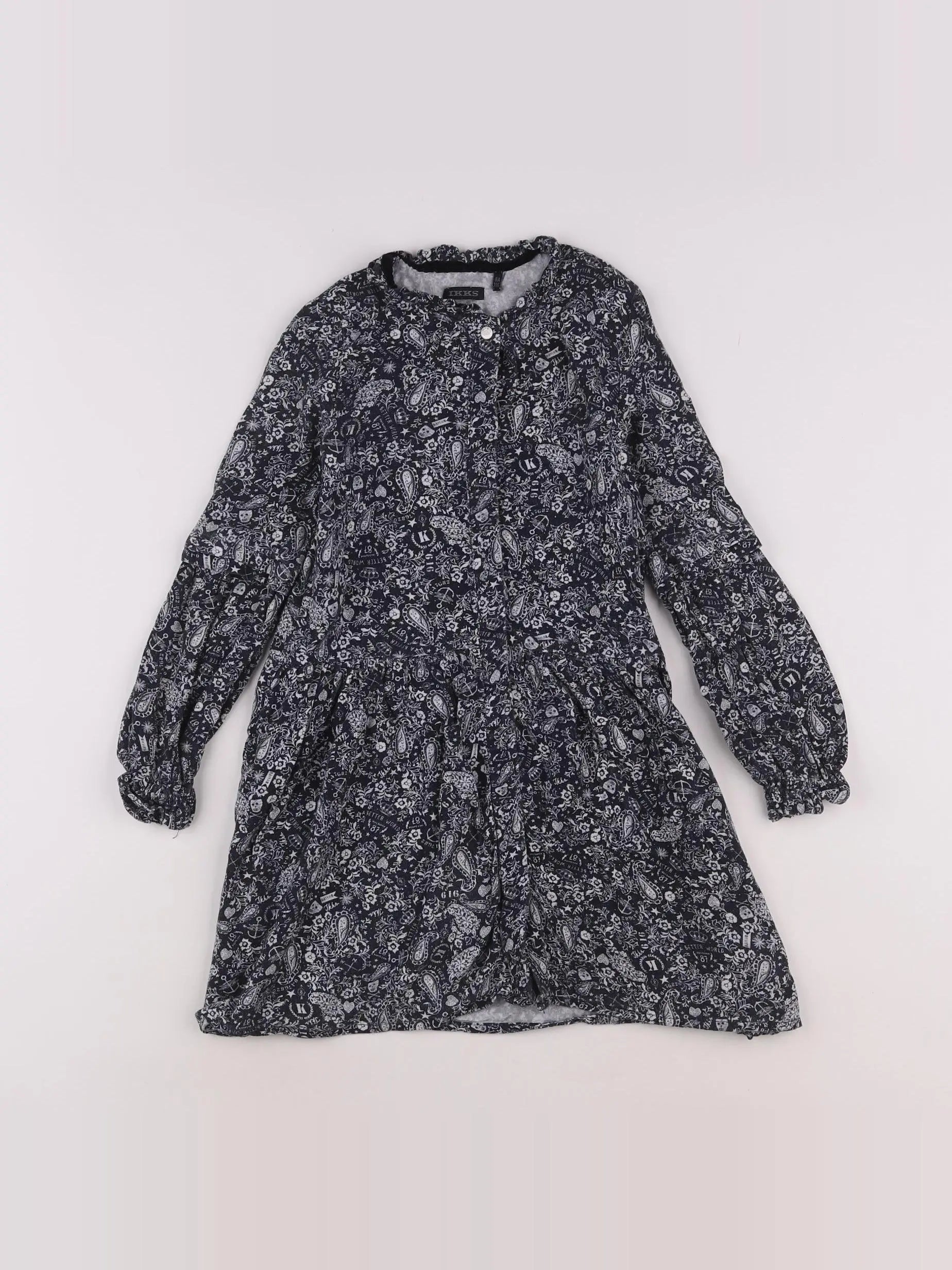 IKKS - robe noir - 6 ans