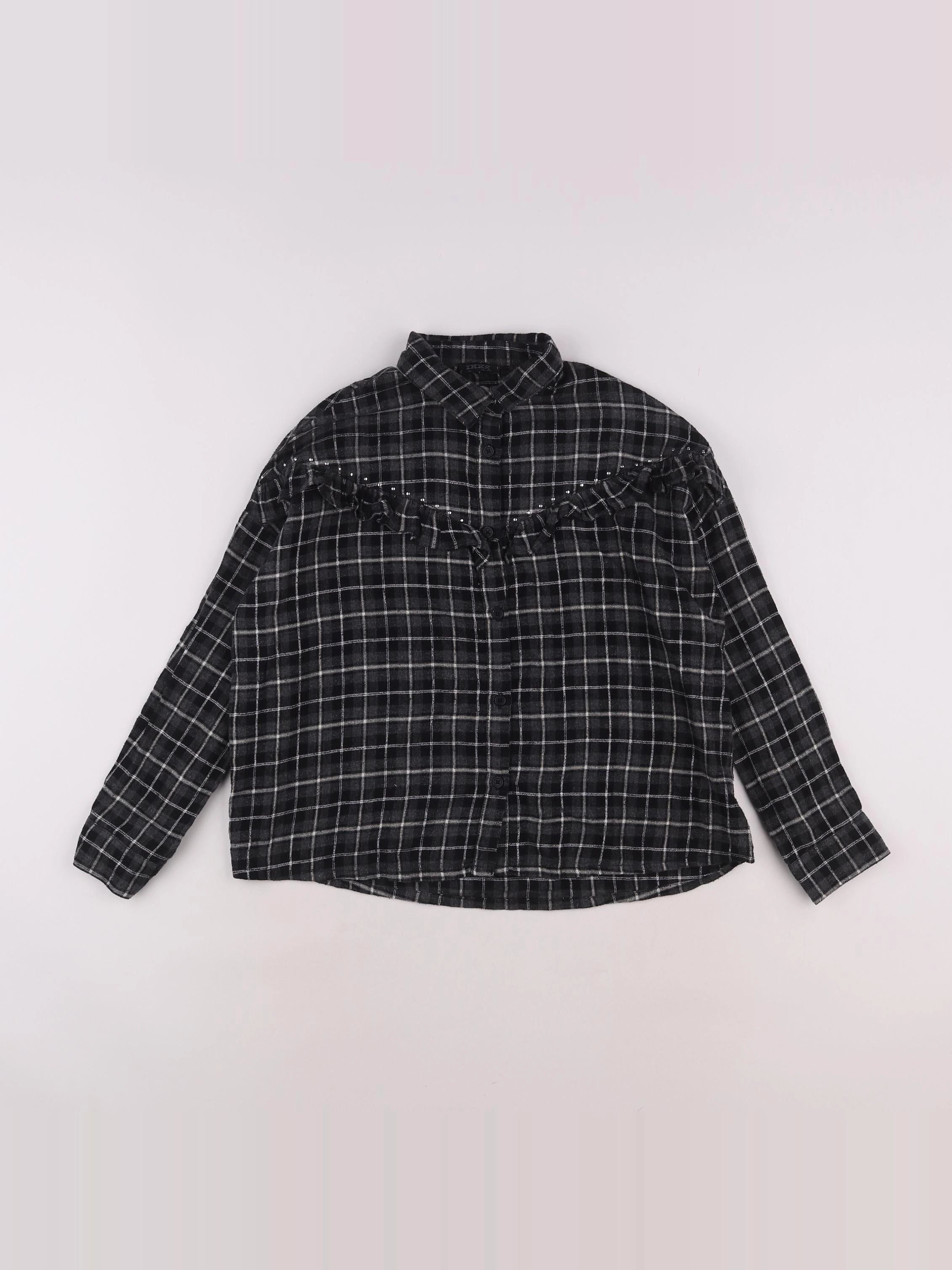 IKKS - blouse noir, or - 8 ans