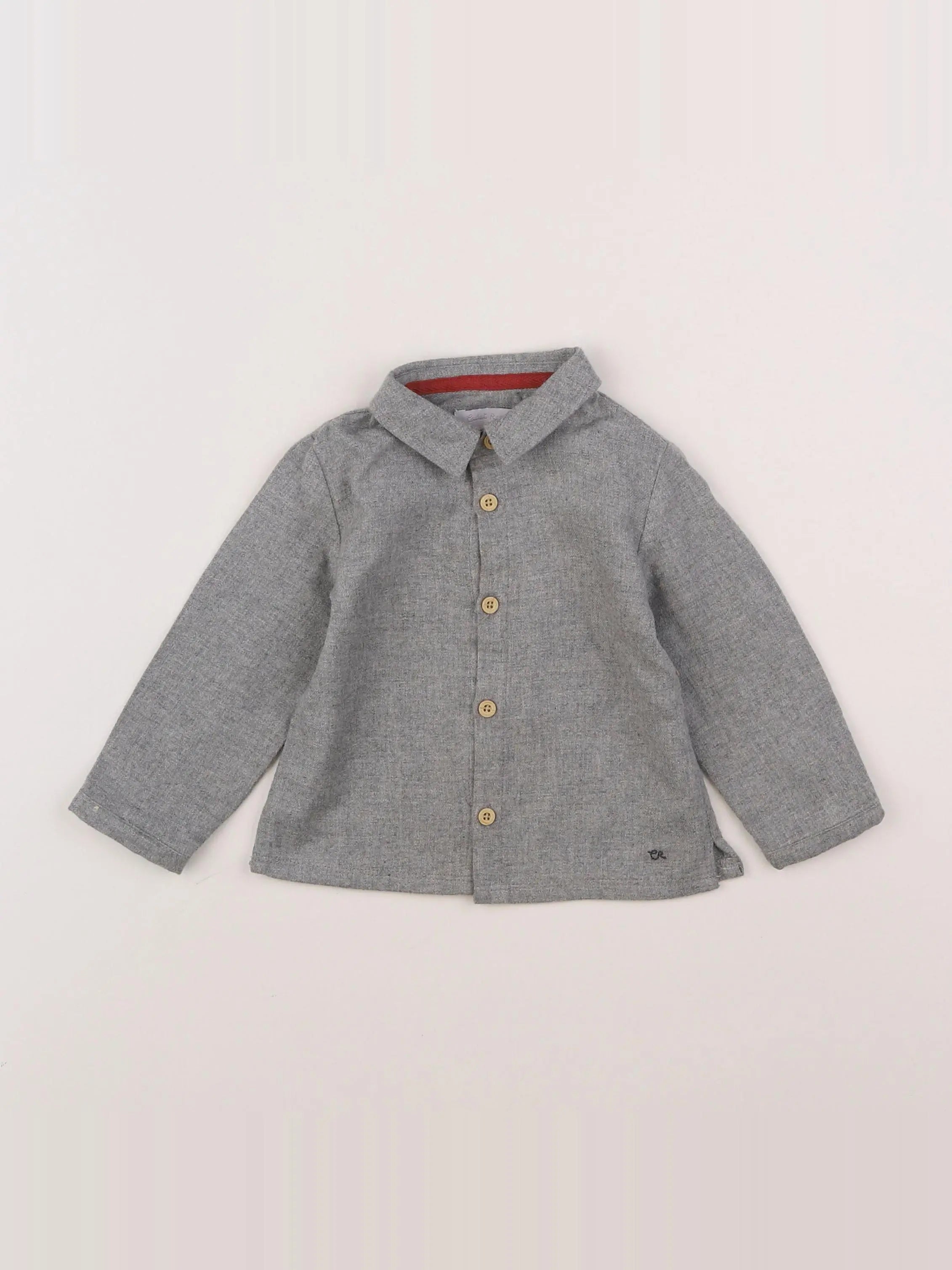 Cadet Rousselle - chemise gris - 12 mois
