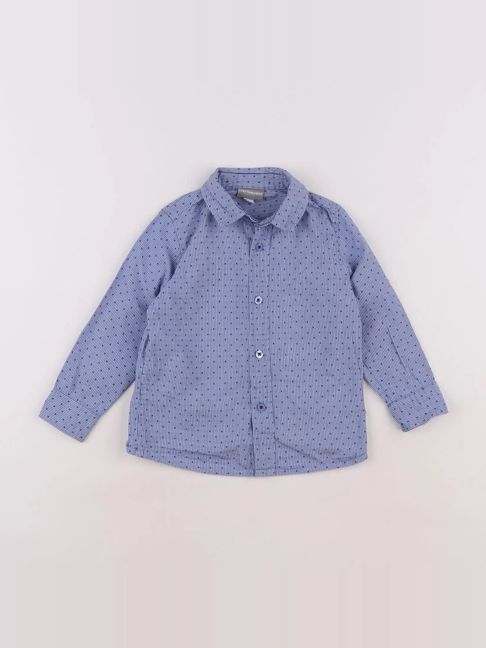 Vertbaudet - chemise bleu - 3 ans