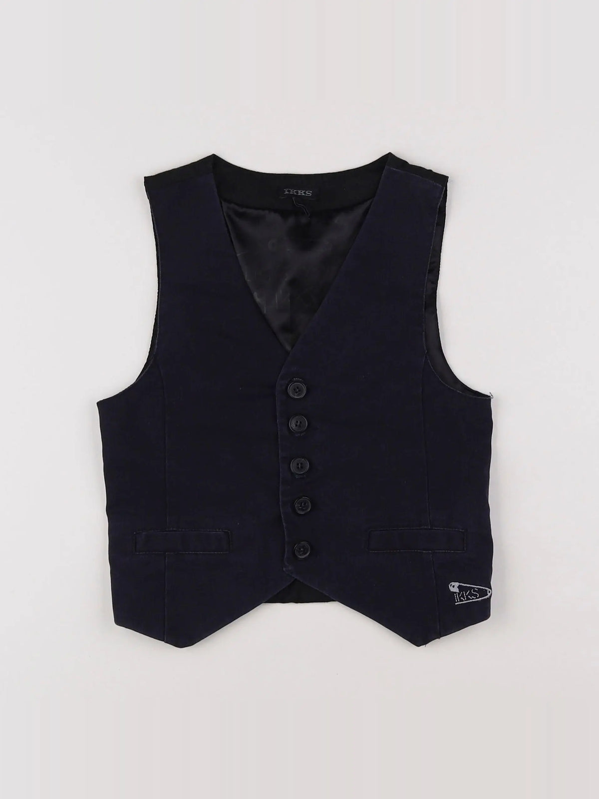 IKKS - gilet bleu - 6 ans