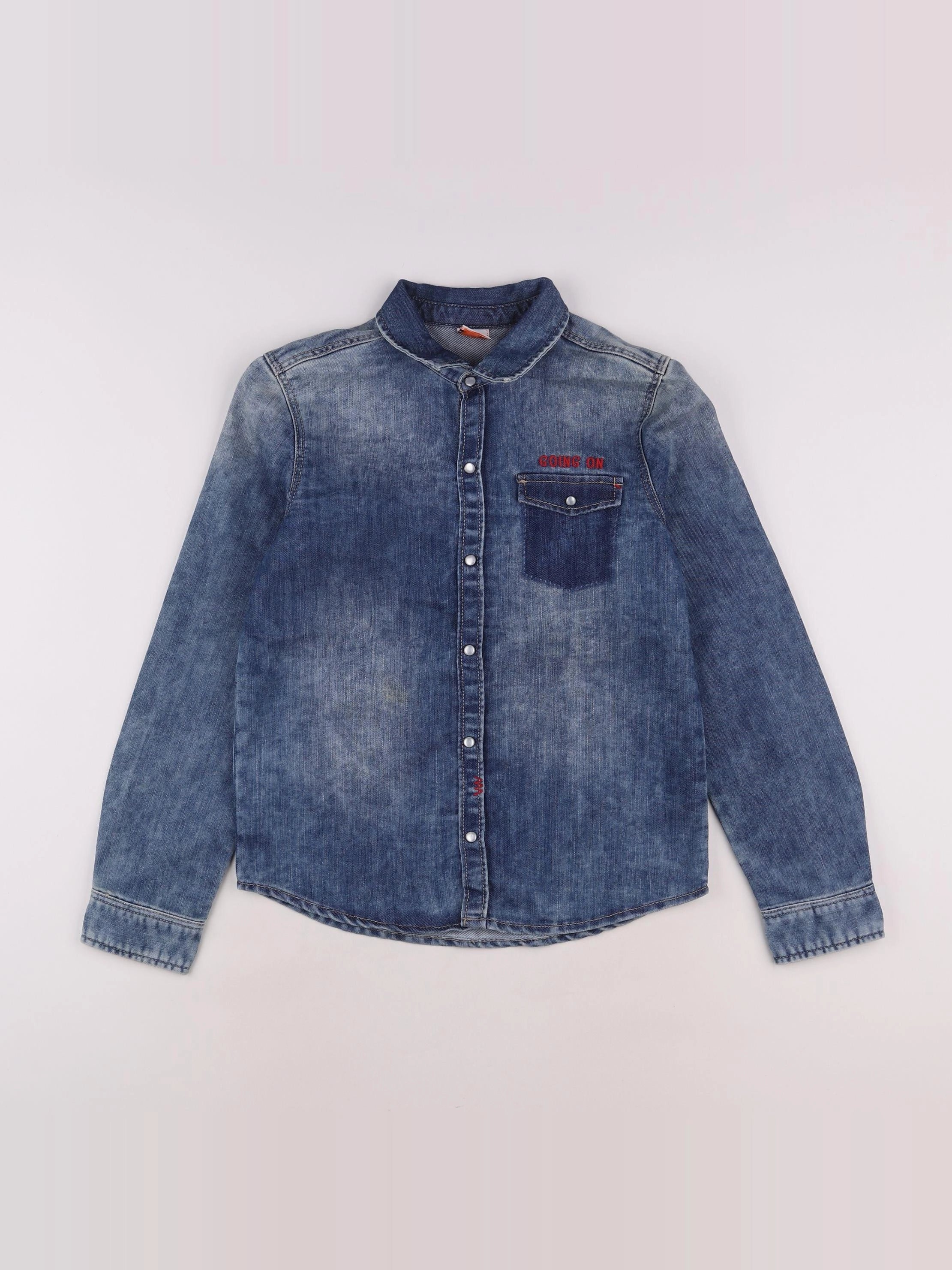 Tape à l'oeil - chemise bleu - 12 ans