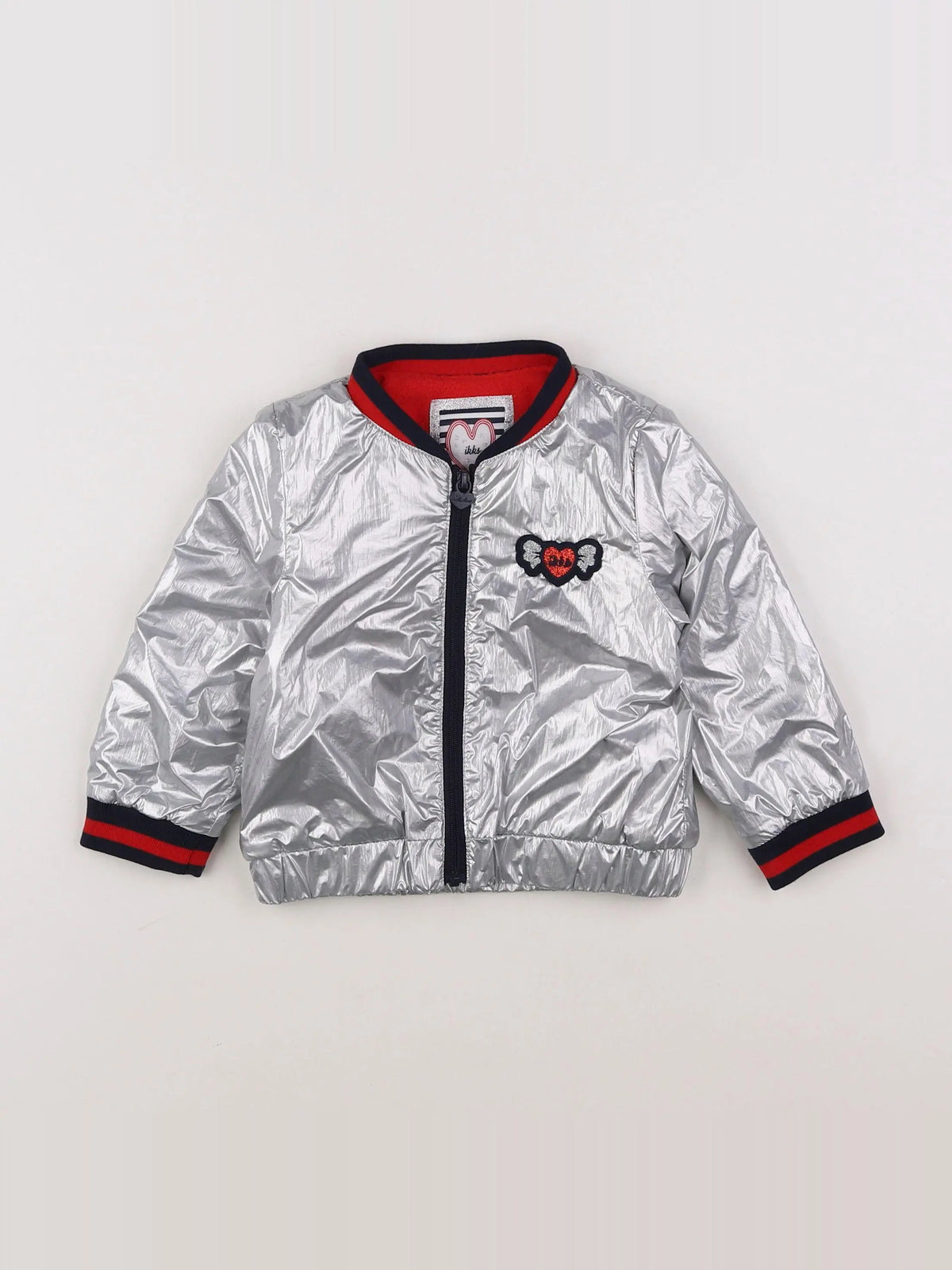 IKKS - veste argent - 18 mois