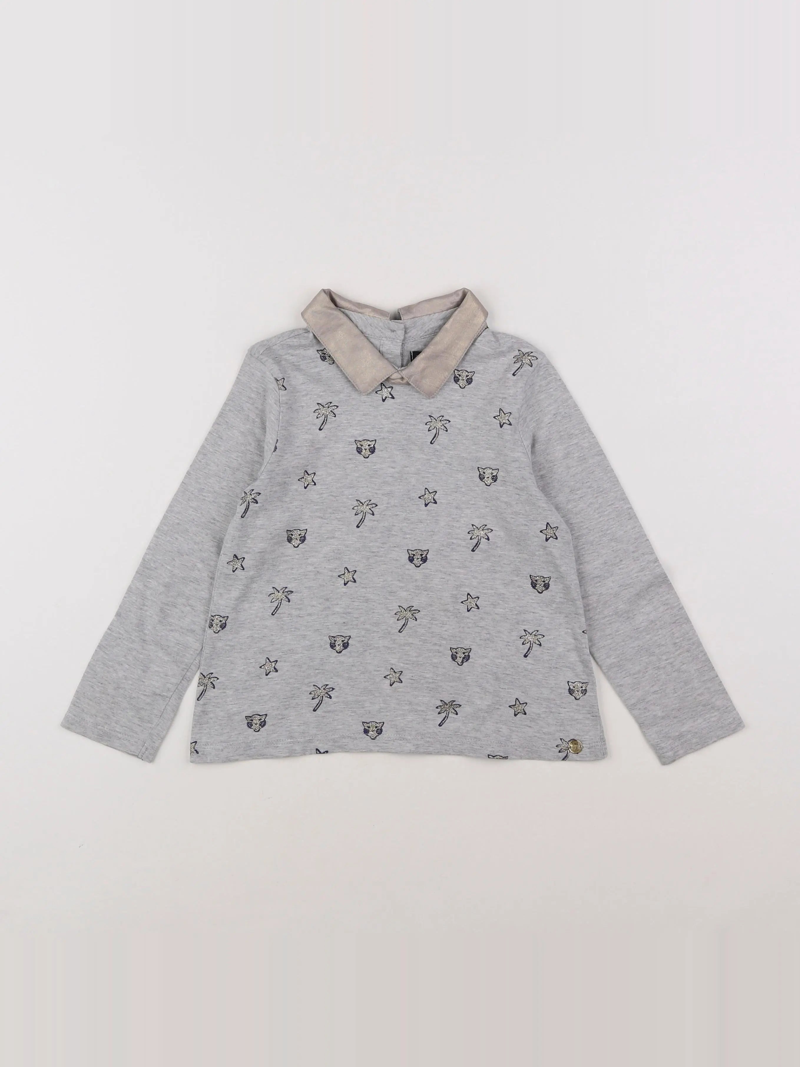IKKS - tee-shirt gris - 3 ans