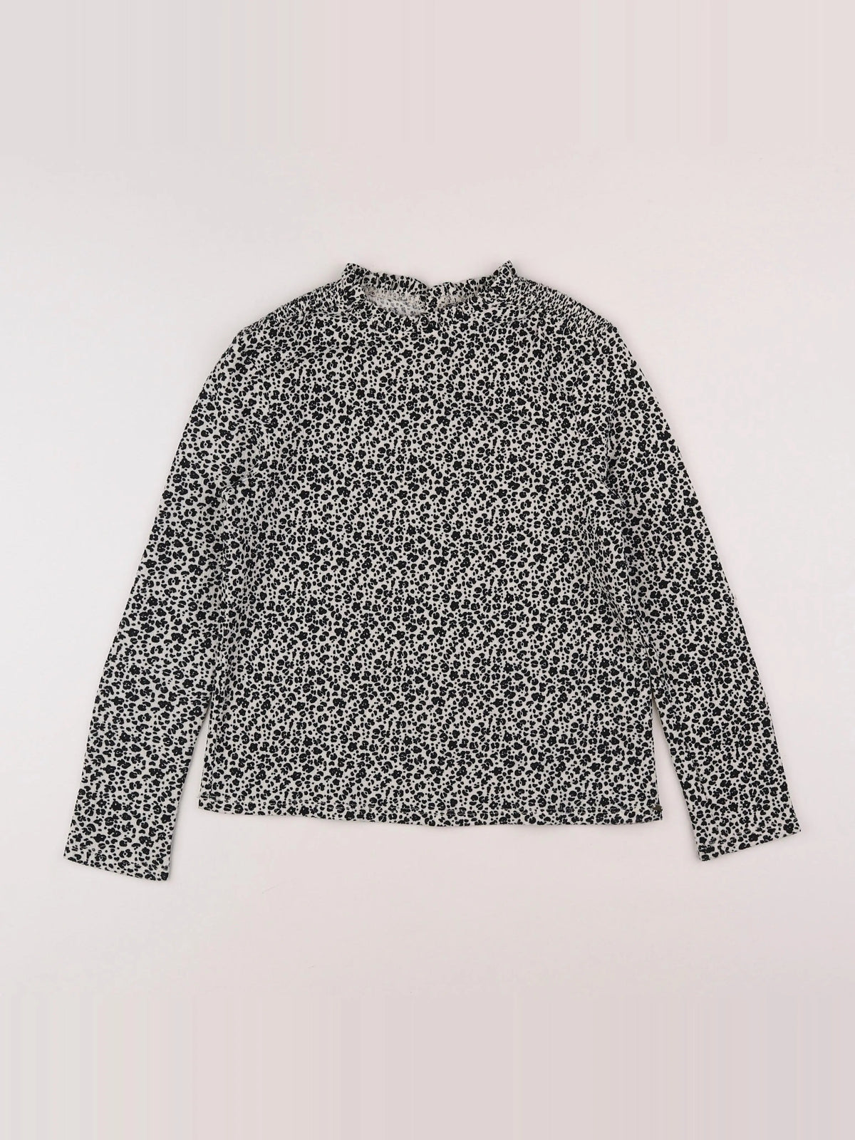 IKKS - blouse noir, blanc - 10 ans