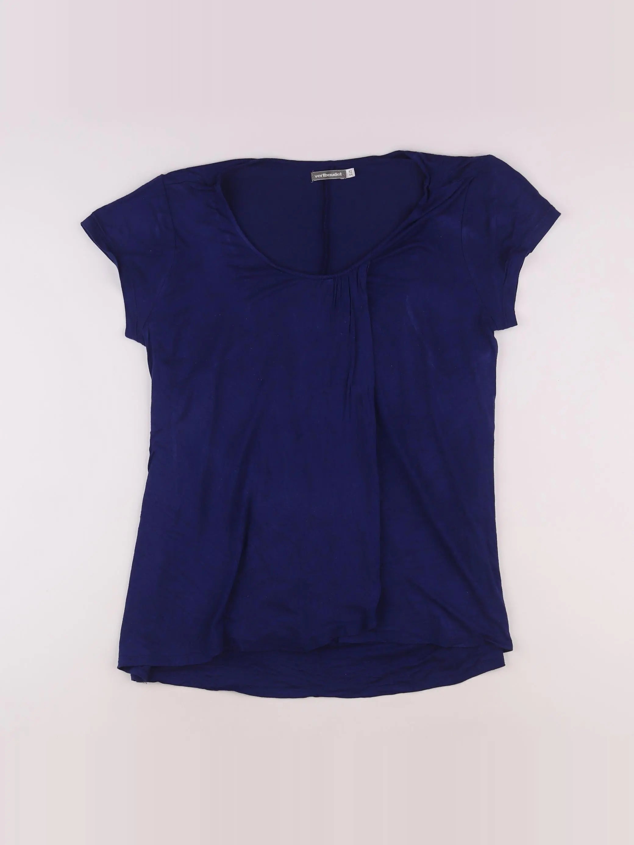 Vertbaudet - tee-shirt grossesse bleu - 42 à 44
